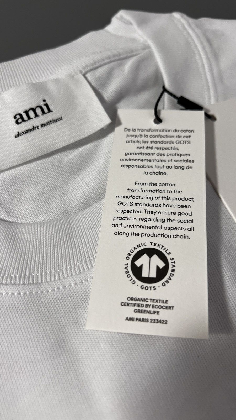 AMI Ami Paris T-shirt Alexandre Mattiussi De Coeur Heart Size US M / EU 48-50 / 2 - 4 Thumbnail