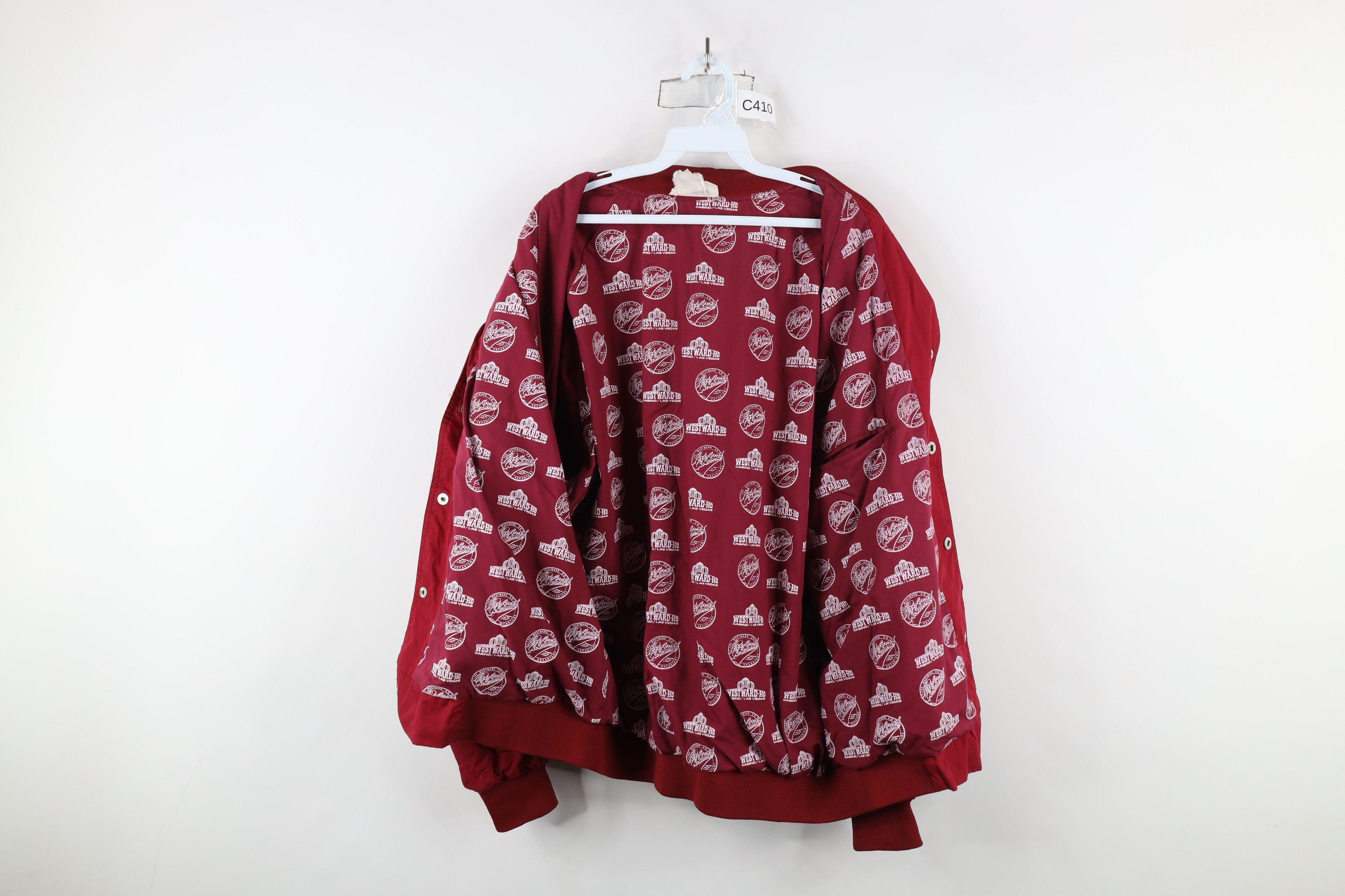 Vintage Vintage 90s Streetwear Westward Las Vegas Bomber Jacket Size US XL / EU 56 / 4 - 7 Thumbnail