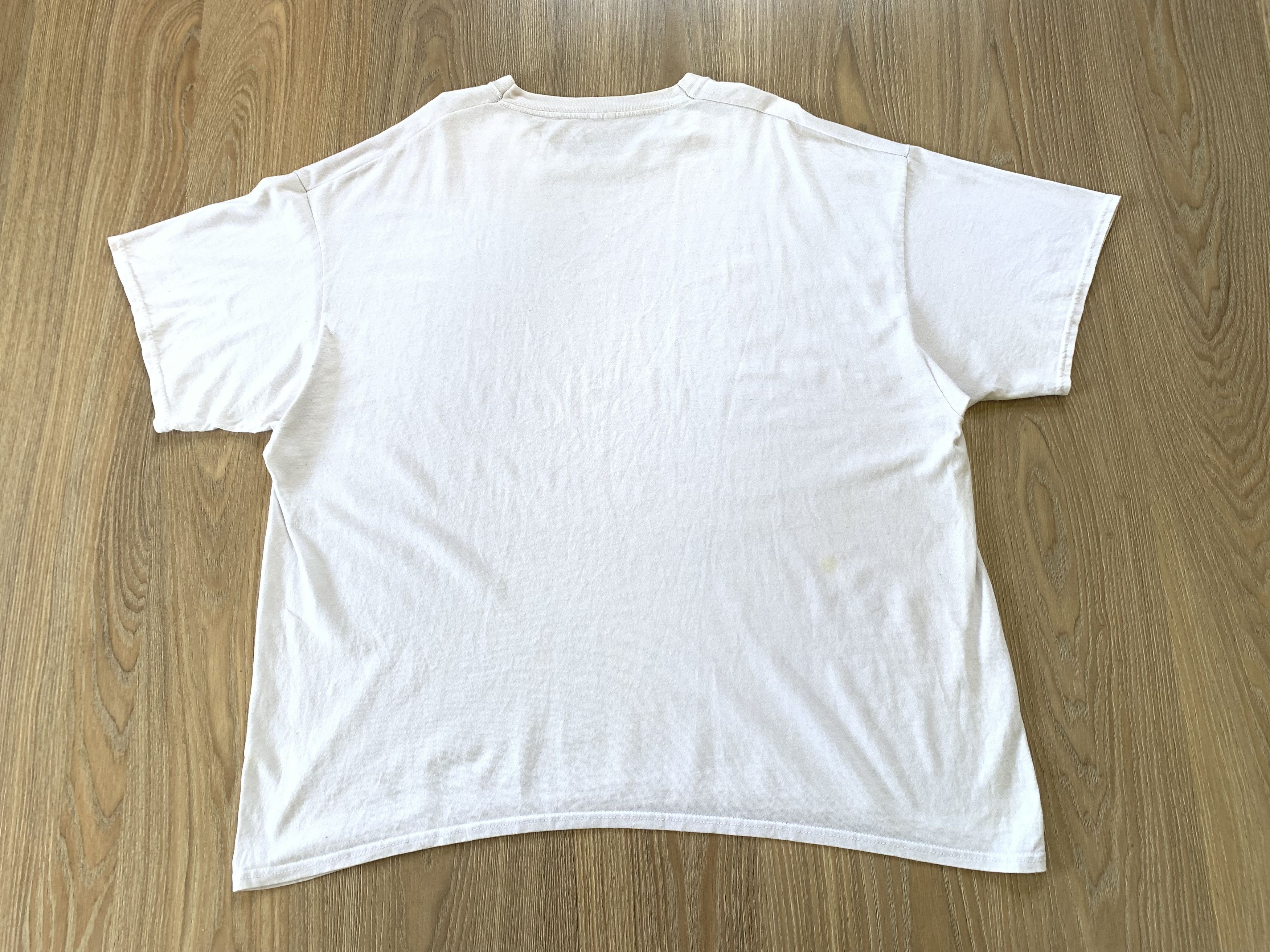 Vintage Vintage Boston Massachusetts White Printed T-Shirt Size US XXL / EU 58 / 5 - 3 Thumbnail
