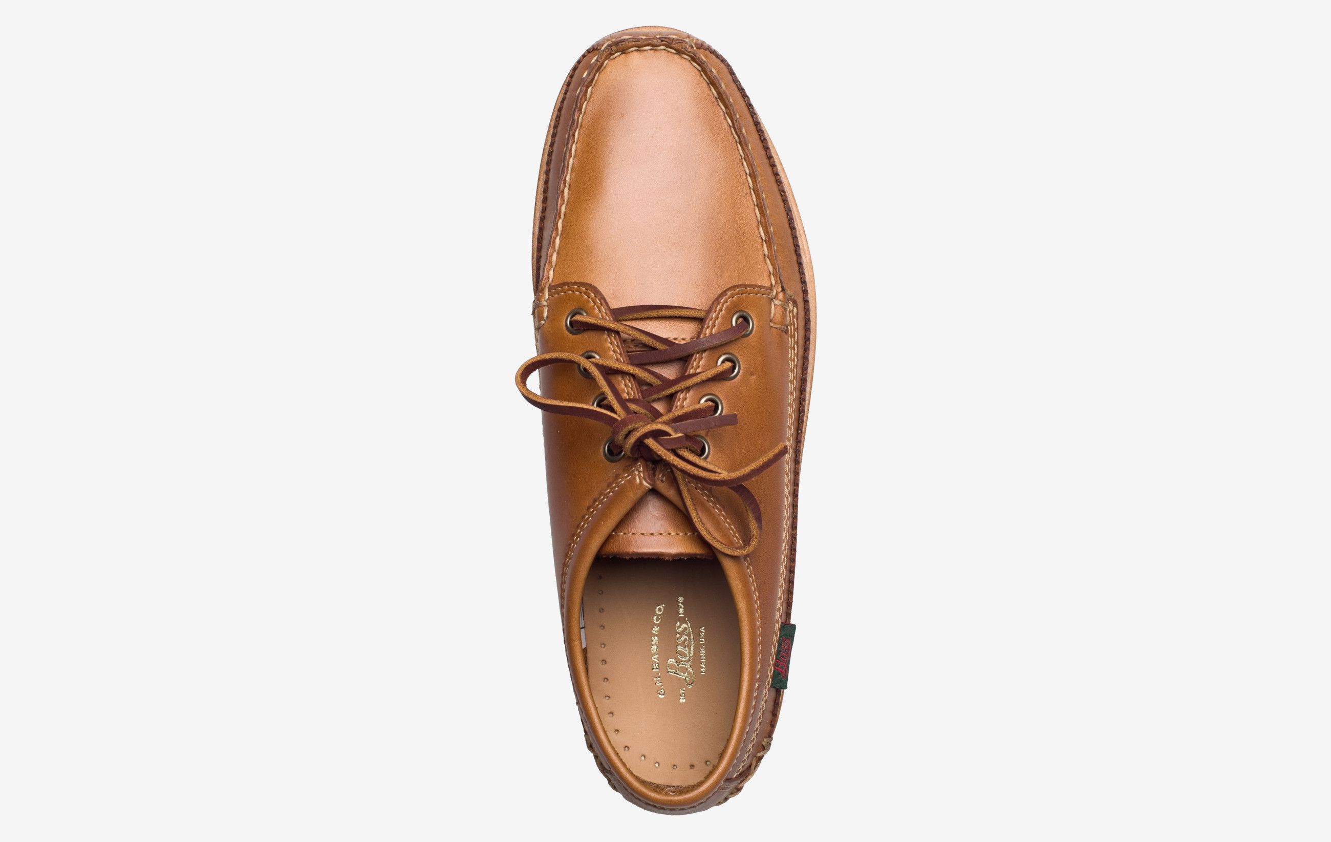 G.H. Bass & Co. o1y0125 Leather Loafers in Brown Size US 8 / EU 41 - 4 Thumbnail