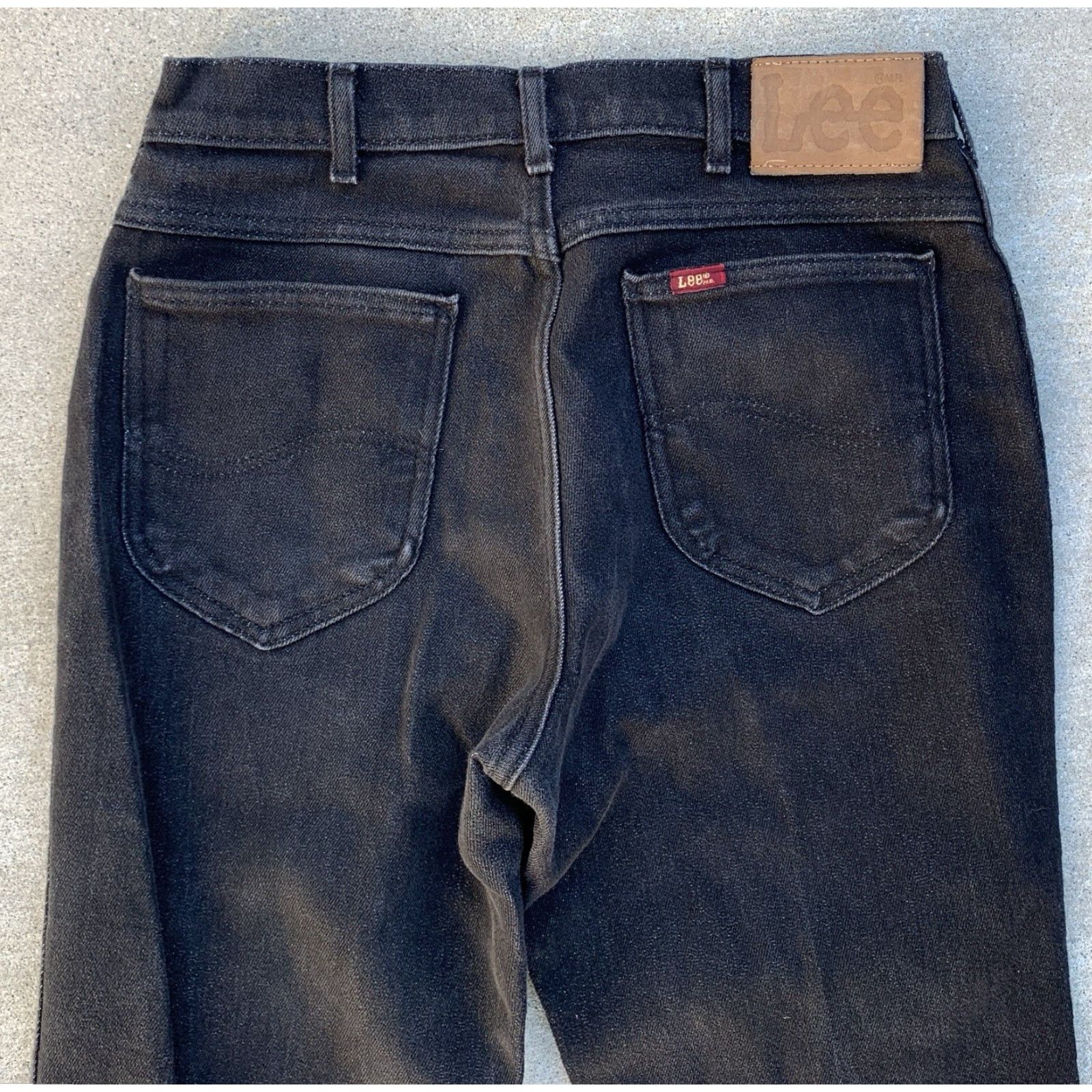 Lee VINTAGE Lee Riders Jeans Union Made Black 33 33 Measure 31 Waist 31.25 Inseam Size US 33 - 6 Thumbnail