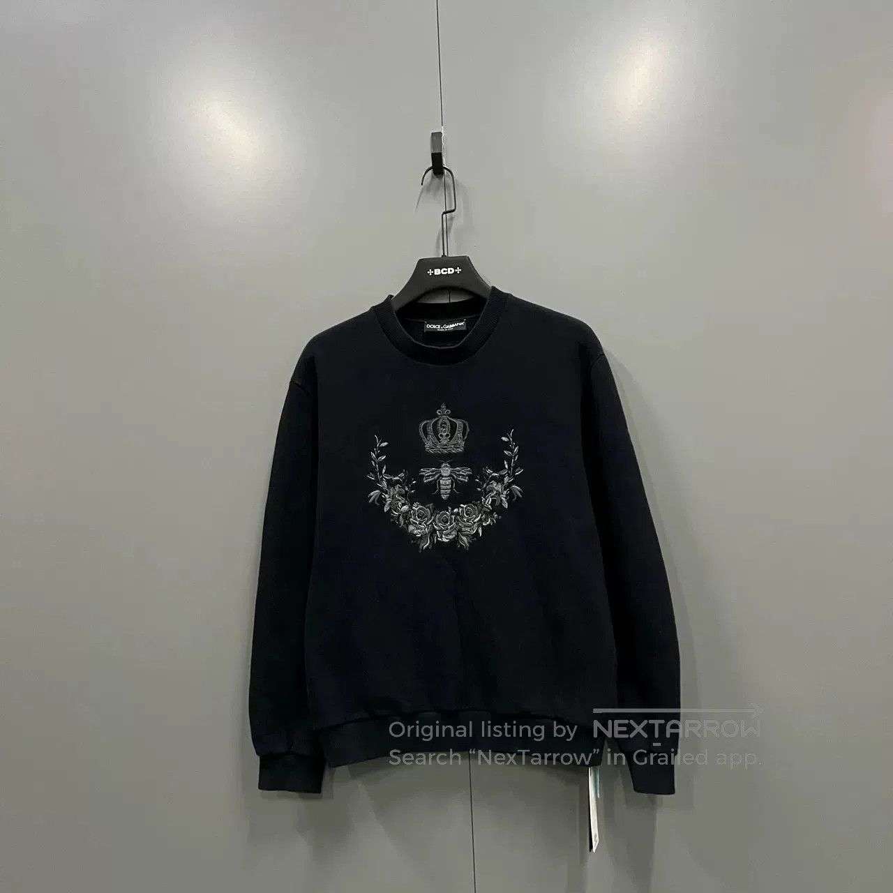 Dolce & Gabbana dolce gabbana floral crown embroidered sweatshirt. Size L / US 10 / IT 46 - 1 Thumbnail