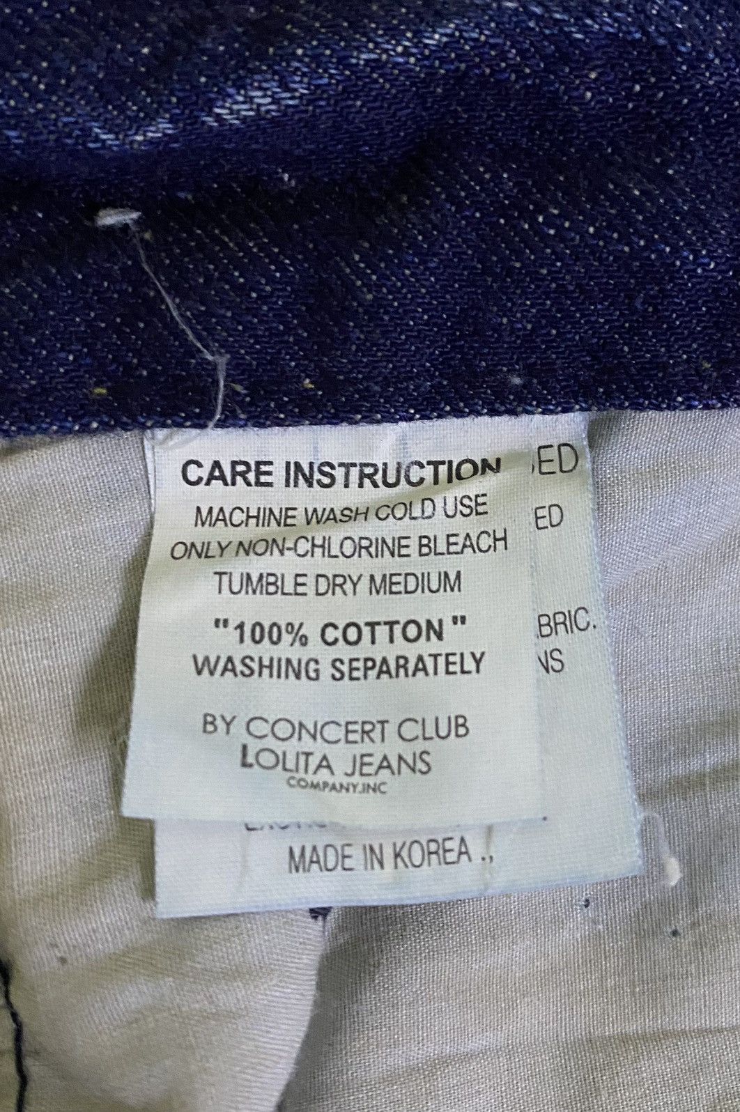If Six Was Nine Vintage Yoshitomo Nara Lolita Distressed Denim Size US 32 / EU 48 - 16 Thumbnail