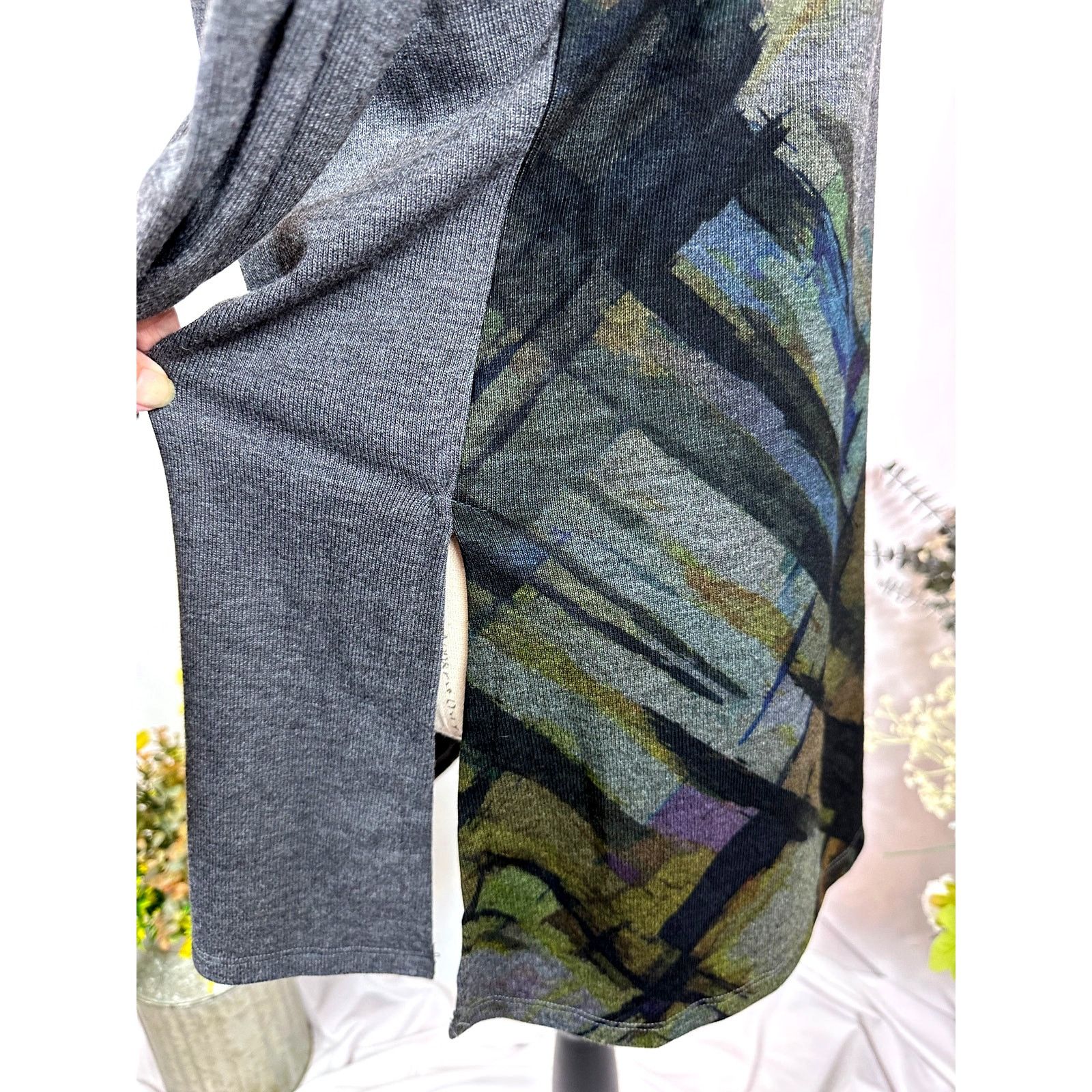 Other Vintage Go Couture Abstract Sweater Boho Lightweight XL Size XL / US 12-14 / IT 48-50 - 7 Thumbnail