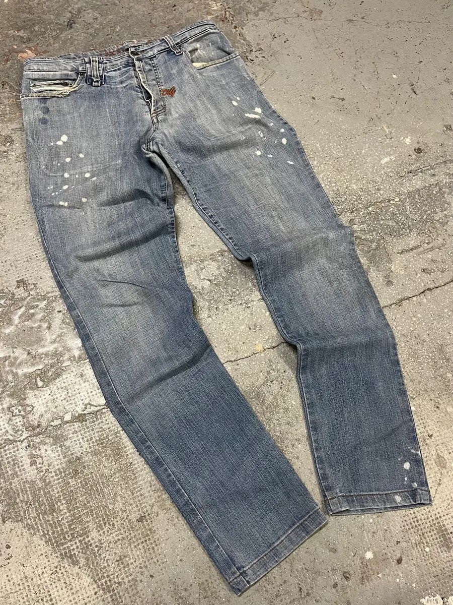 Dolce & Gabbana × Vintage SS2006 Dolce Gabbana Blue Distressed Denim Jeans Size US 32 / EU 48 - 6 Thumbnail