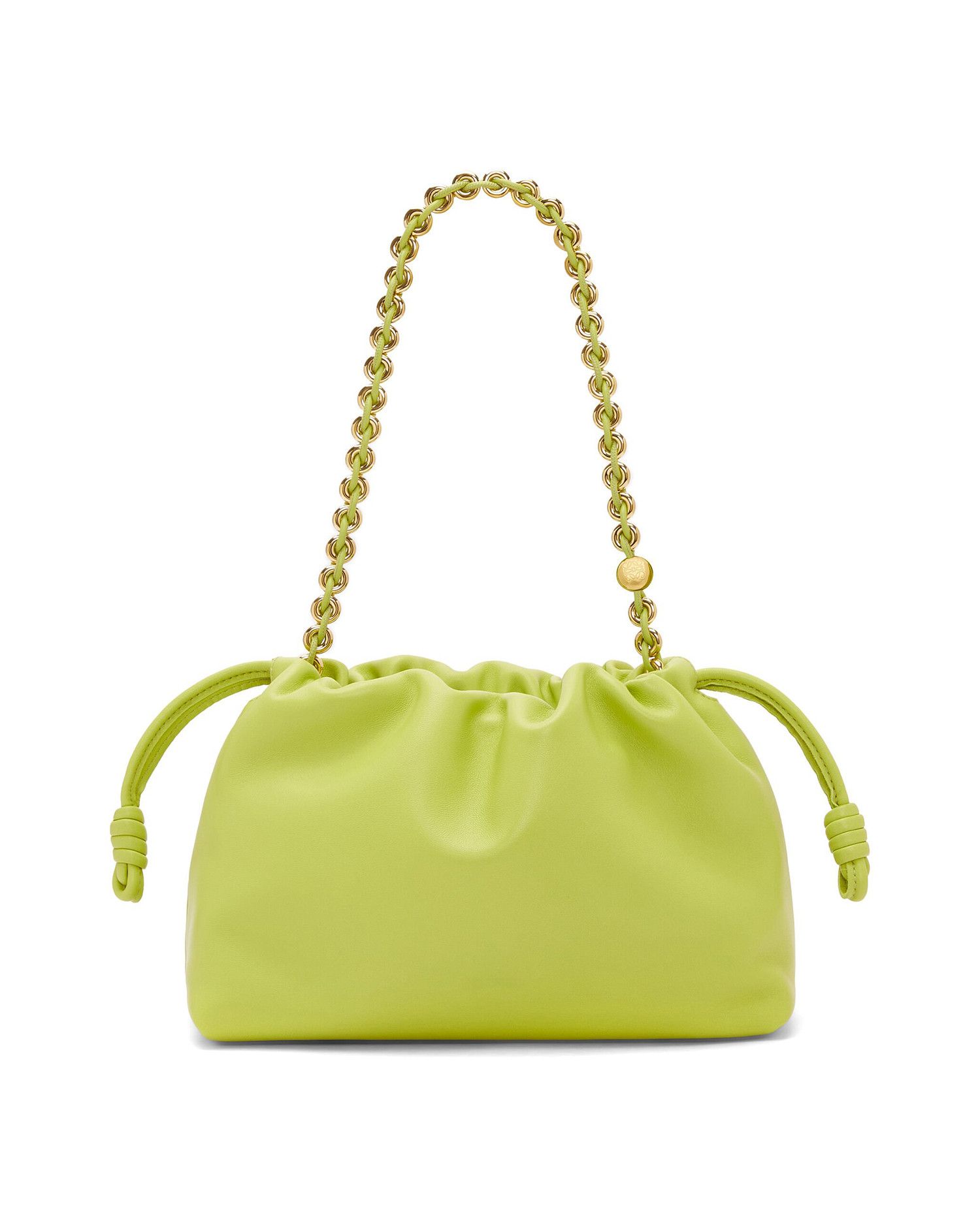 Loewe LOEWE Flamenco anise green leather shoulder bag authentic Size ONE SIZE - 4 Thumbnail