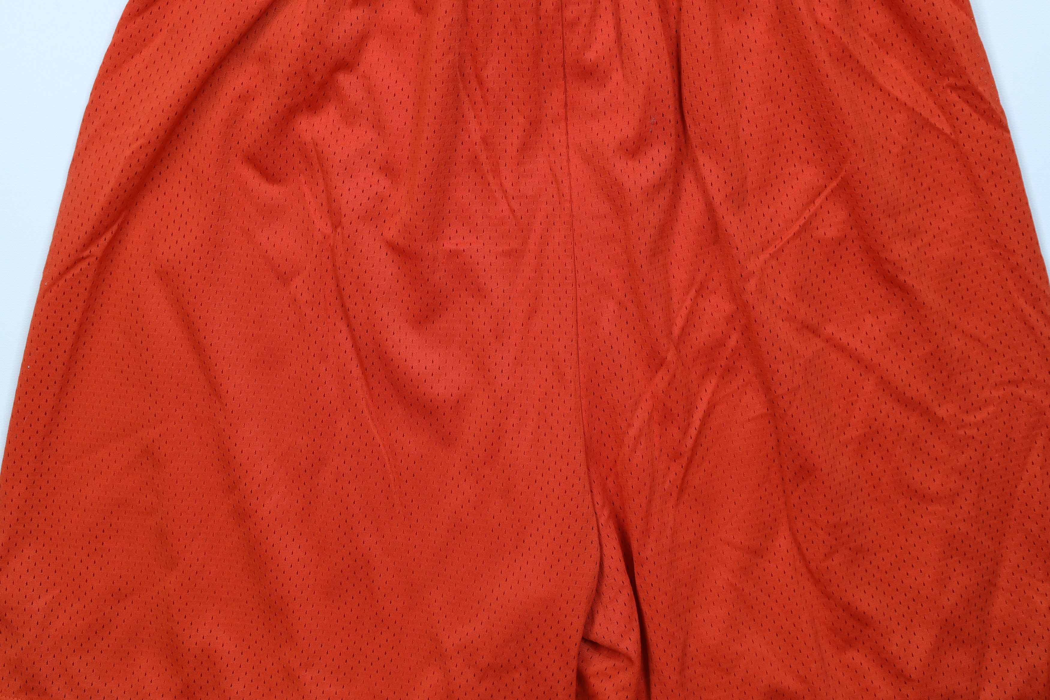 Nike Vintage 90s Nike Scott Mini Swoosh Above Knee Shorts Orange Size US 32 / EU 48 - 11 Thumbnail