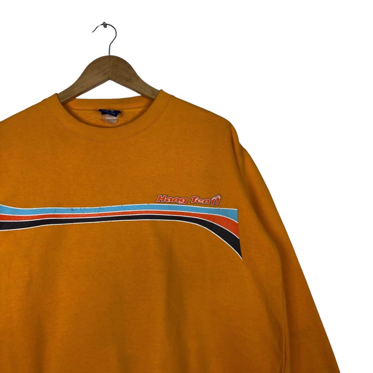 Hang Ten × Japanese Brand × Vintage Vintage Hang Ten Surfing Sweatshirt Rare 90s Medium Size US M / EU 48-50 / 2 - 5 Thumbnail