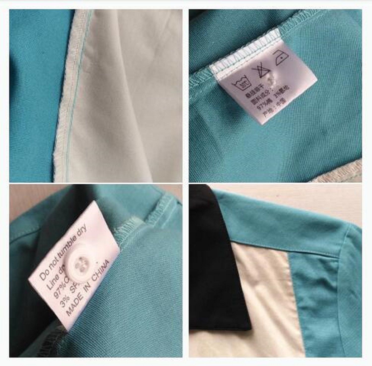 Other Cotton casual shirt three-color patchwork bowling shirts Size US M / EU 48-50 / 2 - 8 Thumbnail