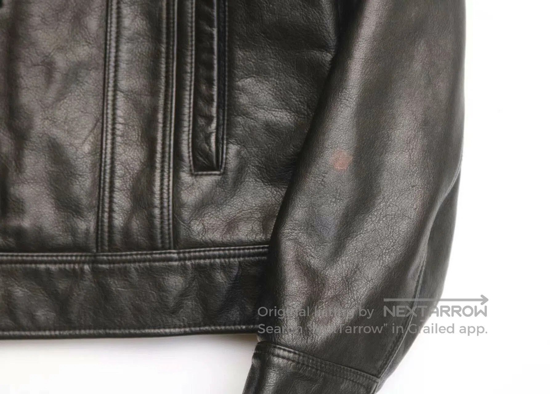 RRL Ralph Lauren RRL Vintage Distressed Leather Jacket. Size US M / EU 48-50 / 2 - 8 Thumbnail