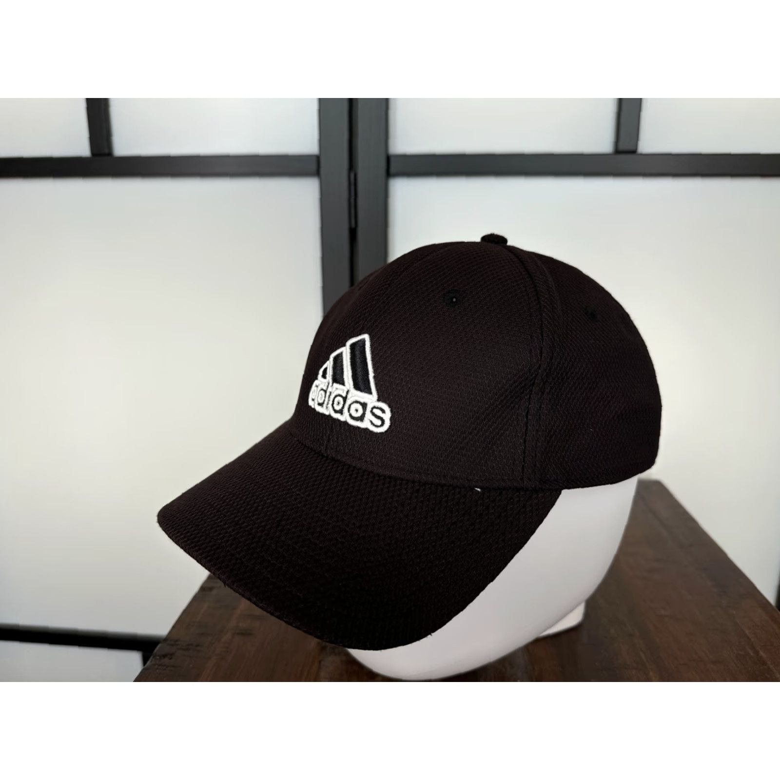 Adidas Adidas Hat Cap Strap Back Adult One Size Red Embroidered Three Stripe Baseball Cap Mens Size ONE SIZE - 3 Thumbnail