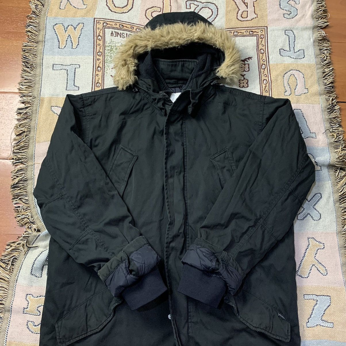 Stussy Stussy quilted lined thermolite fur hood parka jacket Size US L / EU 52-54 / 3 - 15 Thumbnail