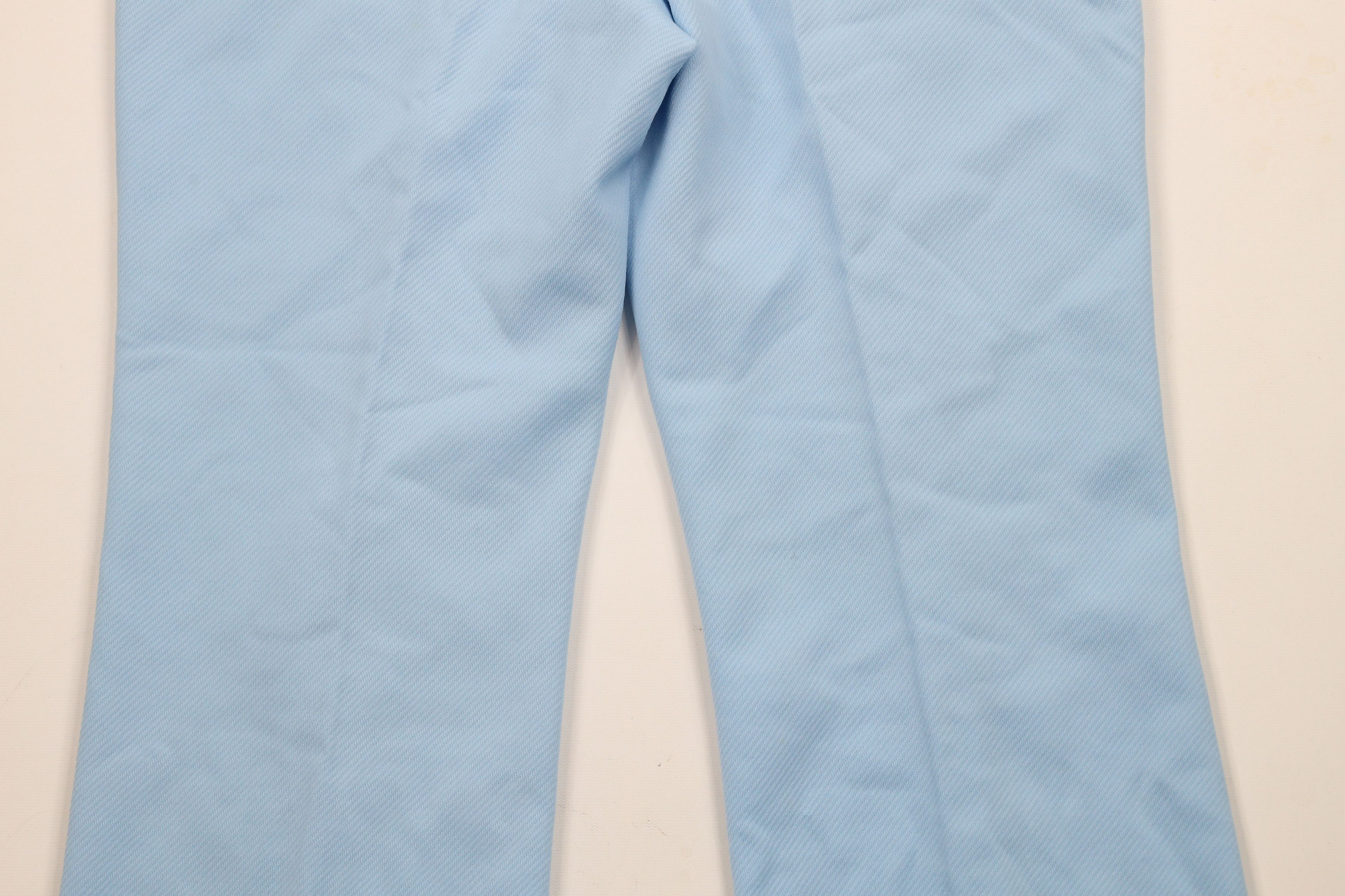 Vintage Vintage 60s 70s Streetwear Bell Bottoms Pants Carolina Blue Size 38" / US 16 / IT 52 - 9 Thumbnail