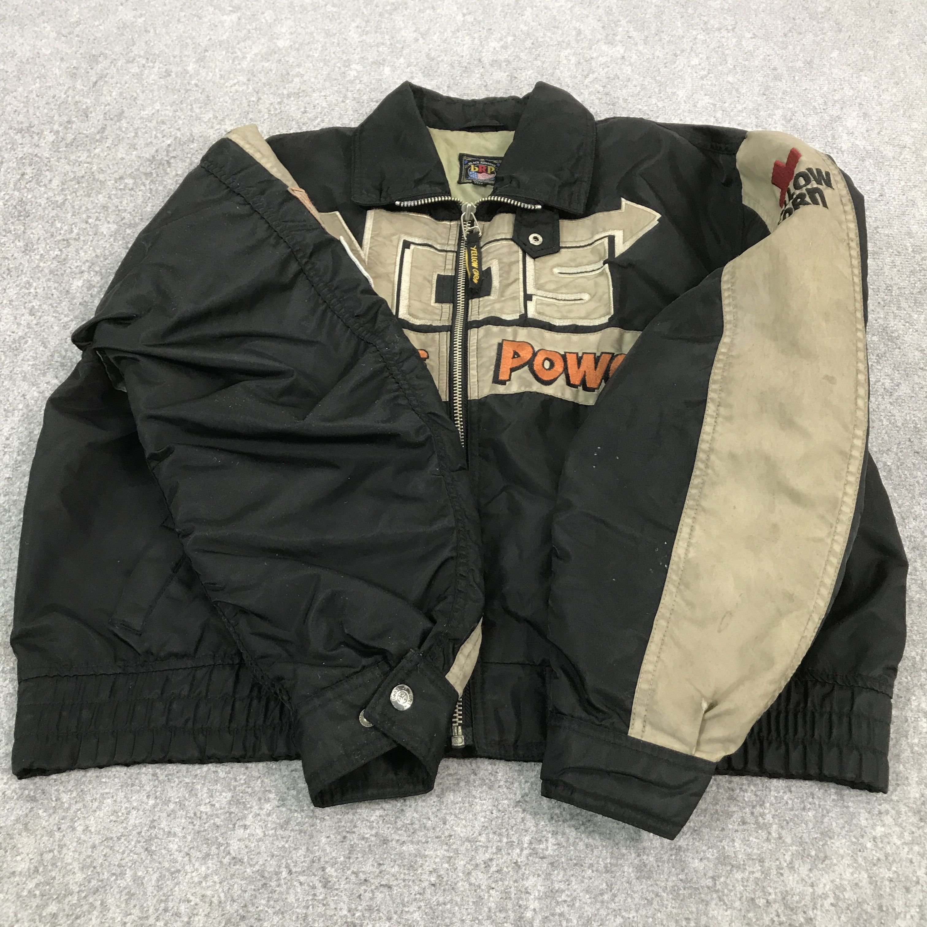 Japanese Brand × YELLOW CORN YELLOW CORN RACING BLACK BOMBER JACKET Size US M / EU 48-50 / 2 - 8 Thumbnail