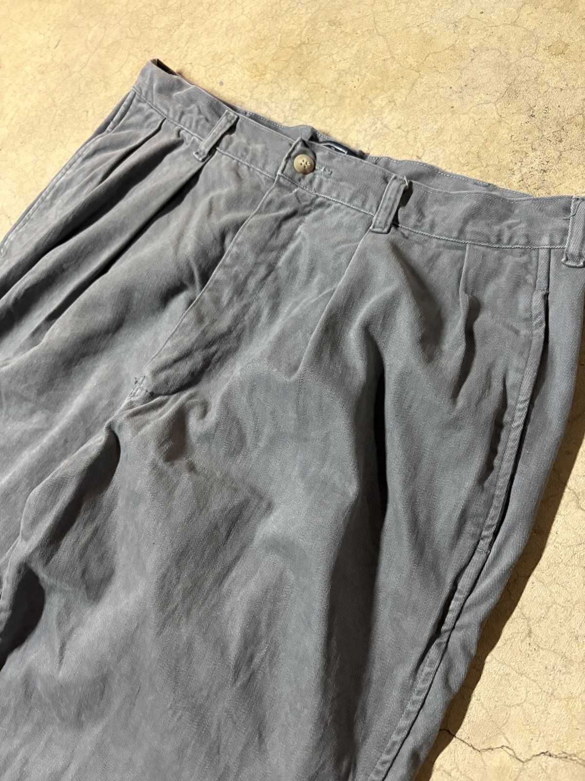 Polo Ralph Lauren Vintage 90s Polo Ralph Lauren Double Pleat Pants Made In USA Size US 34 / EU 50 - 2 Thumbnail