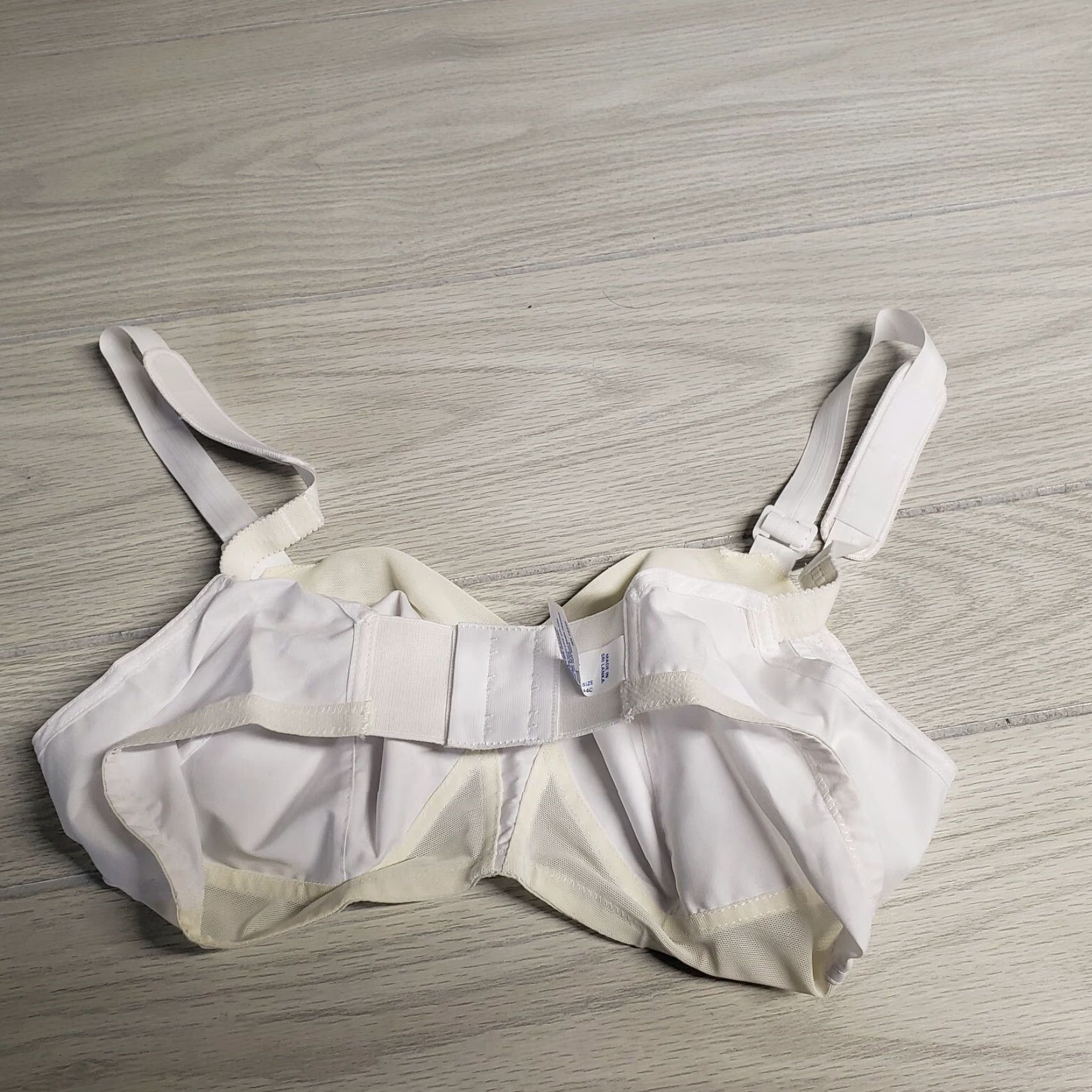 Vintage Exquisite Bra White 34C Full Coverage Underwire Size ONE SIZE - 2 Thumbnail