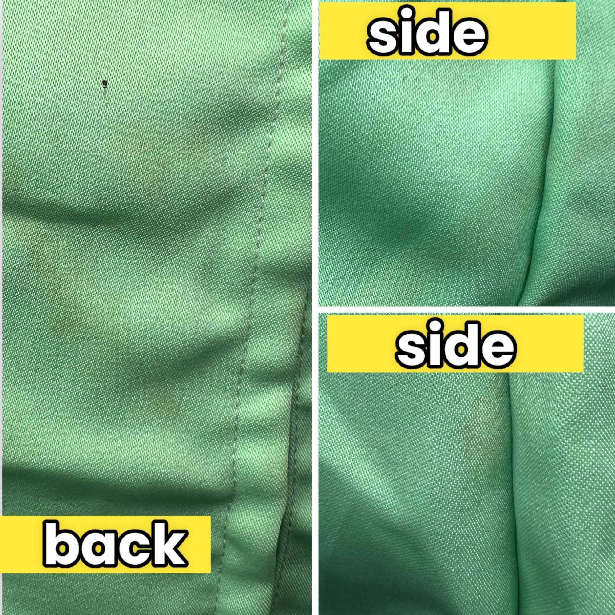 Vintage VTG Mint Green Satin Dress Jeweled Accents ❗️FLAWED❗️ Size S / US 4 / IT 40 - 11 Thumbnail