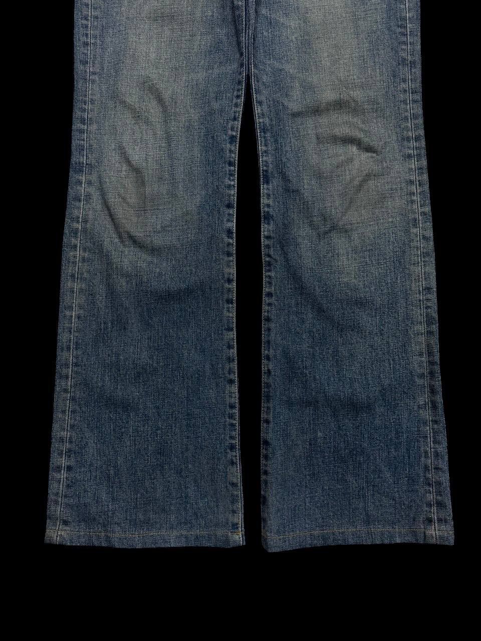 Uniqlo FLARE 90s Uniqlo Mudwash Sick Distressed Bootcut Denim Jeans Size US 31 - 7 Thumbnail