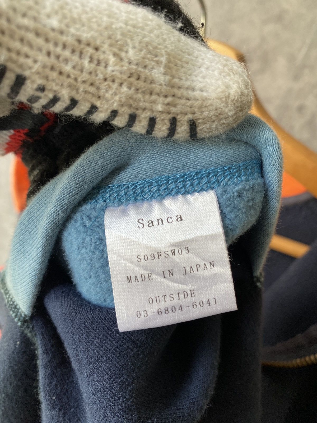 Japanese Brand × Sanca Sanca Japan Blok Colour Zipper Hoodie Size US M / EU 48-50 / 2 - 15 Thumbnail