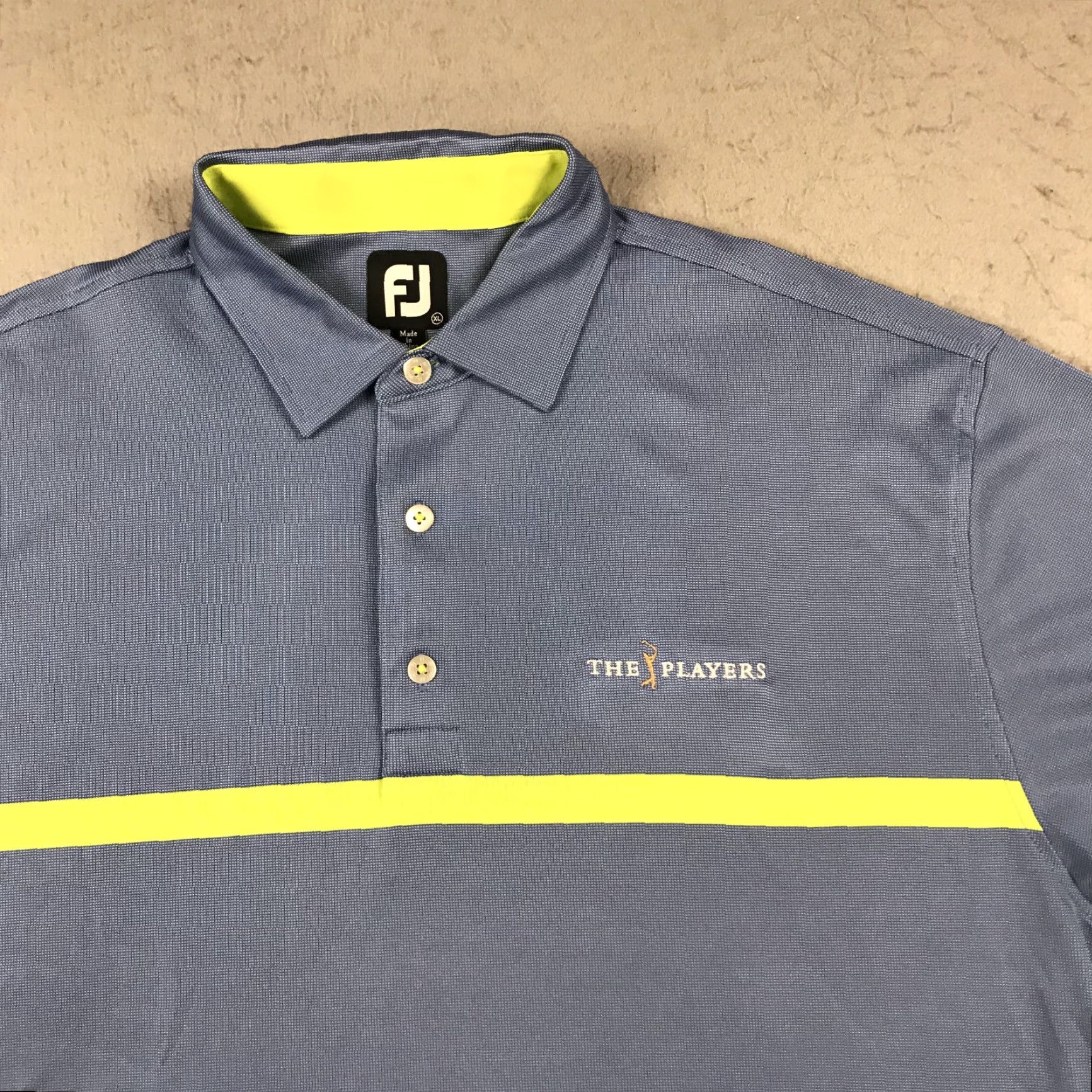 Footjoy FootJoy Polo Shirt Mens XL Blue Golf Performance Stretch Logo Polo Size US XL / EU 56 / 4 - 2 Thumbnail