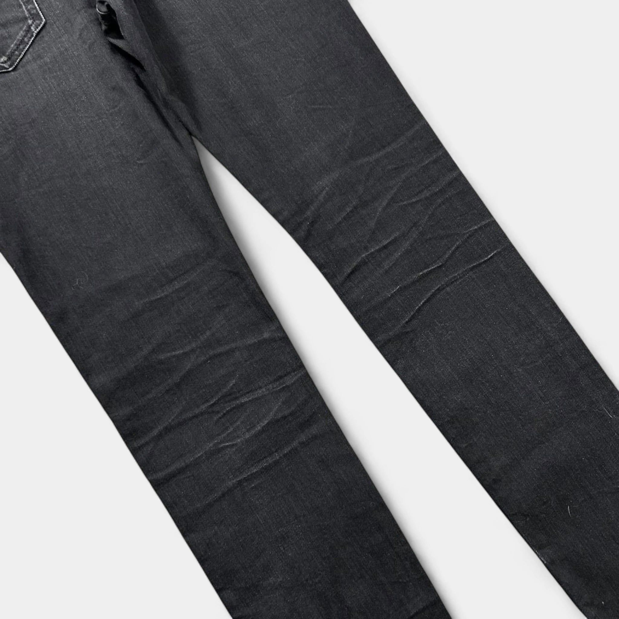 Saint Laurent Paris Saint Laurent D24 2016 Hedi Slimane Skinny Black Jeans Size US 31 - 6 Thumbnail