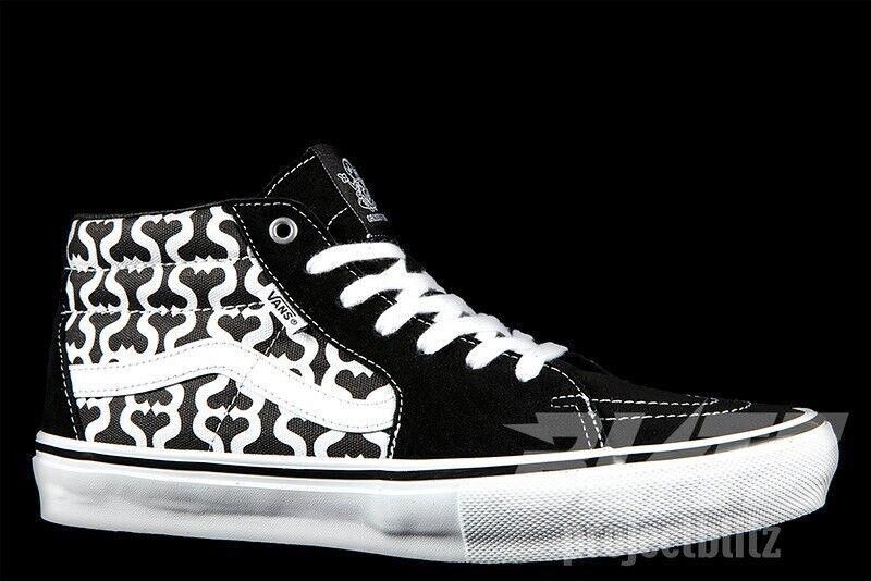 Vans SS21 Vans Supreme Skate Grosso Mid Monogram S Logo Black 9 Size US 9 / EU 42 - 2 Thumbnail