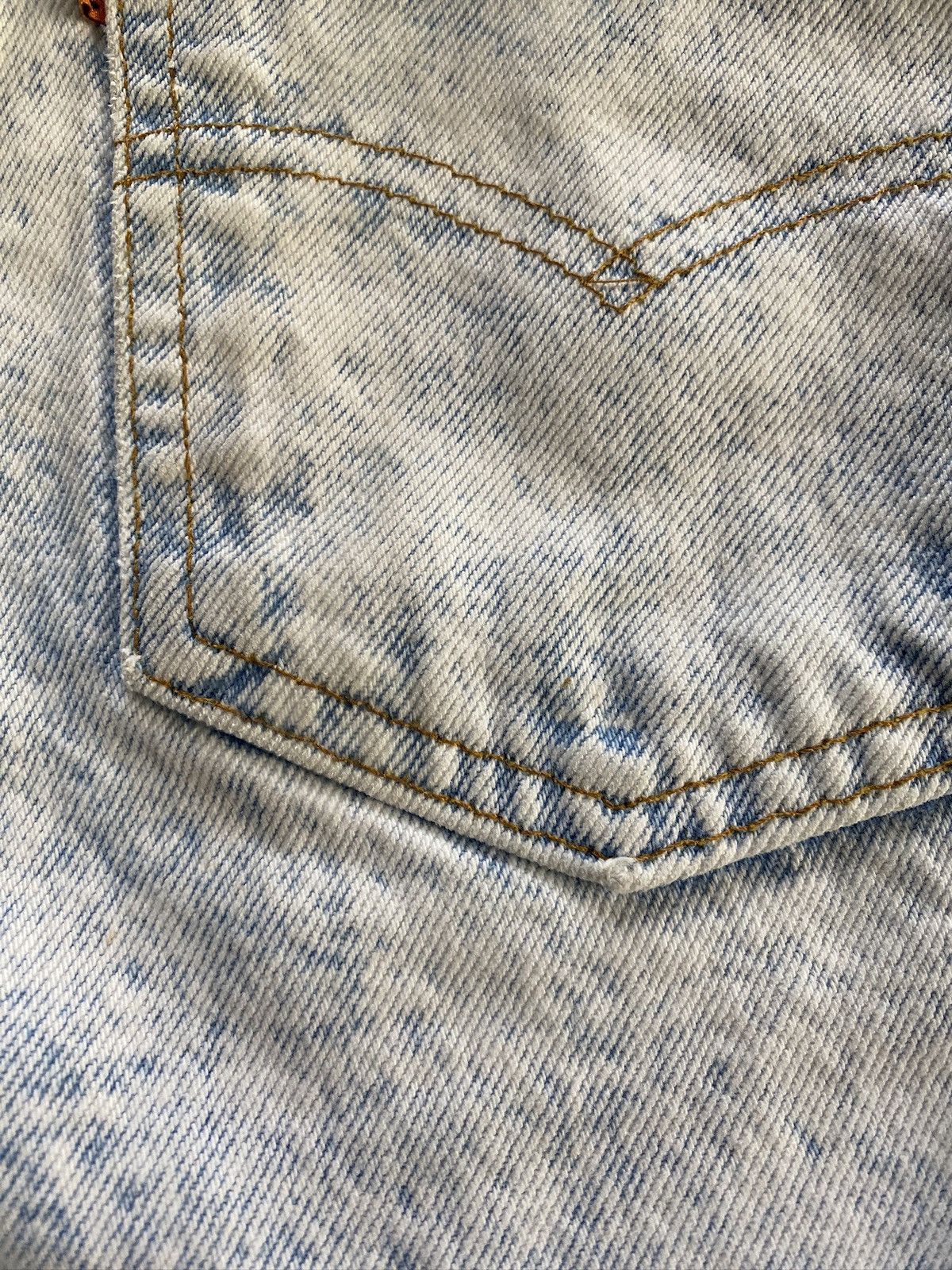 Levi's Vintage 80’s Levi’s Orange Tab Acid Wash Denim Jean Shorts Size US 31 - 10 Thumbnail