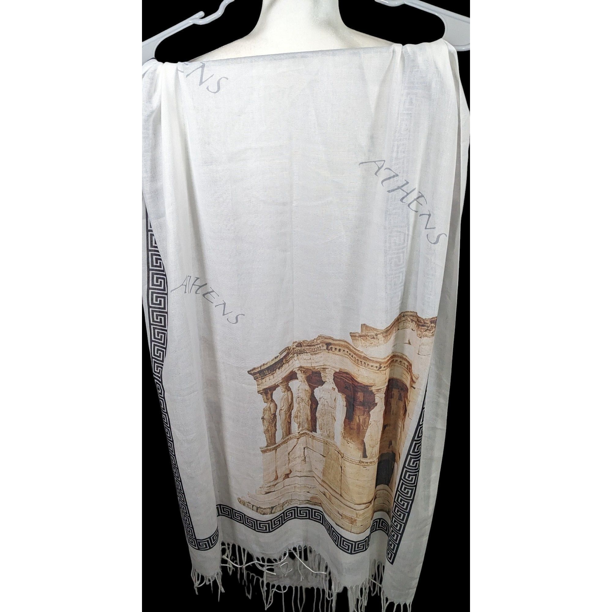 Other Linda Accessories Athens Greece Souvenir Scarf Size ONE SIZE - 2 Thumbnail