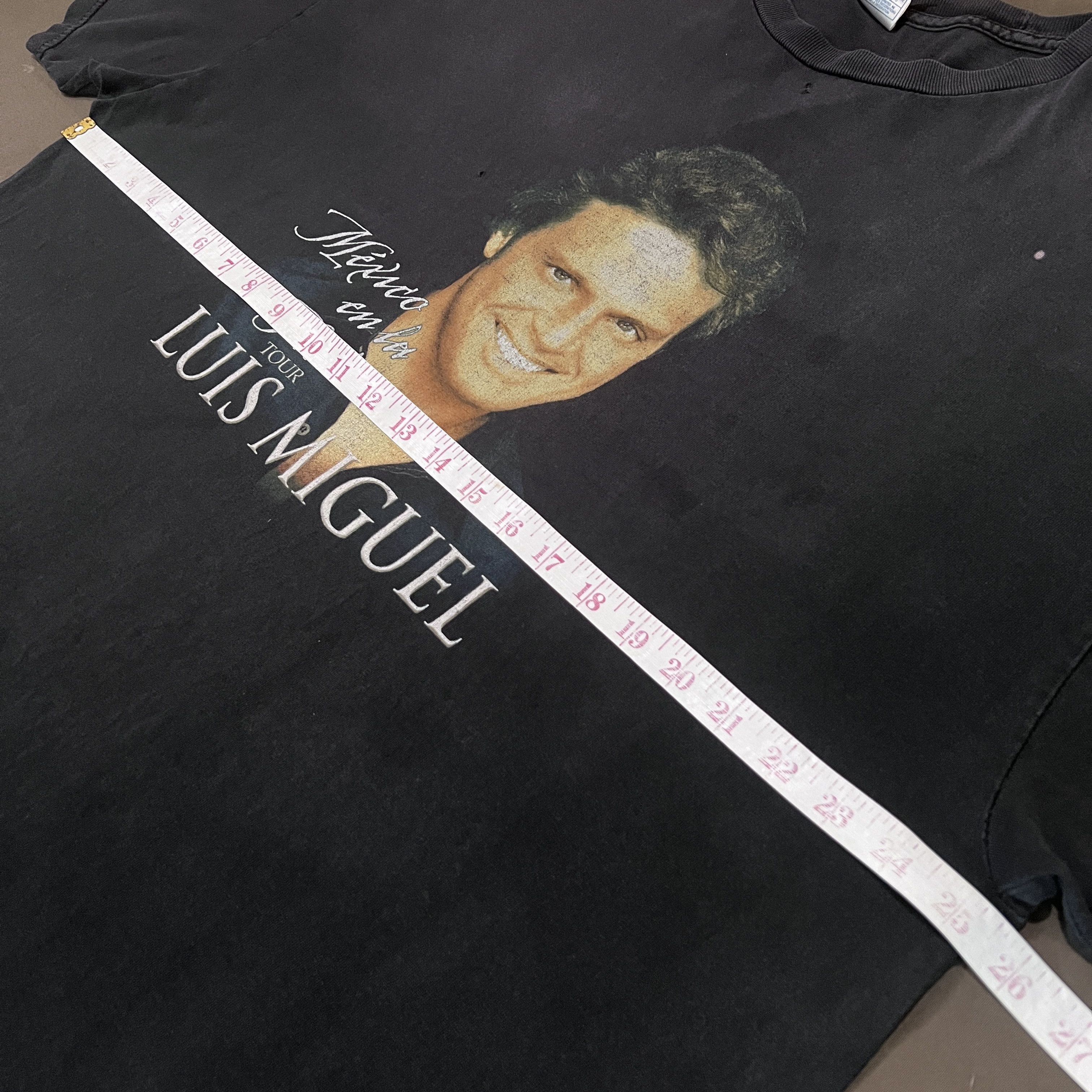 Band Tees Vintage Y2K Luis Miguel Promo Tour Tee 2XL Faded Latin pop Size US XXL / EU 58 / 5 - 14 Thumbnail