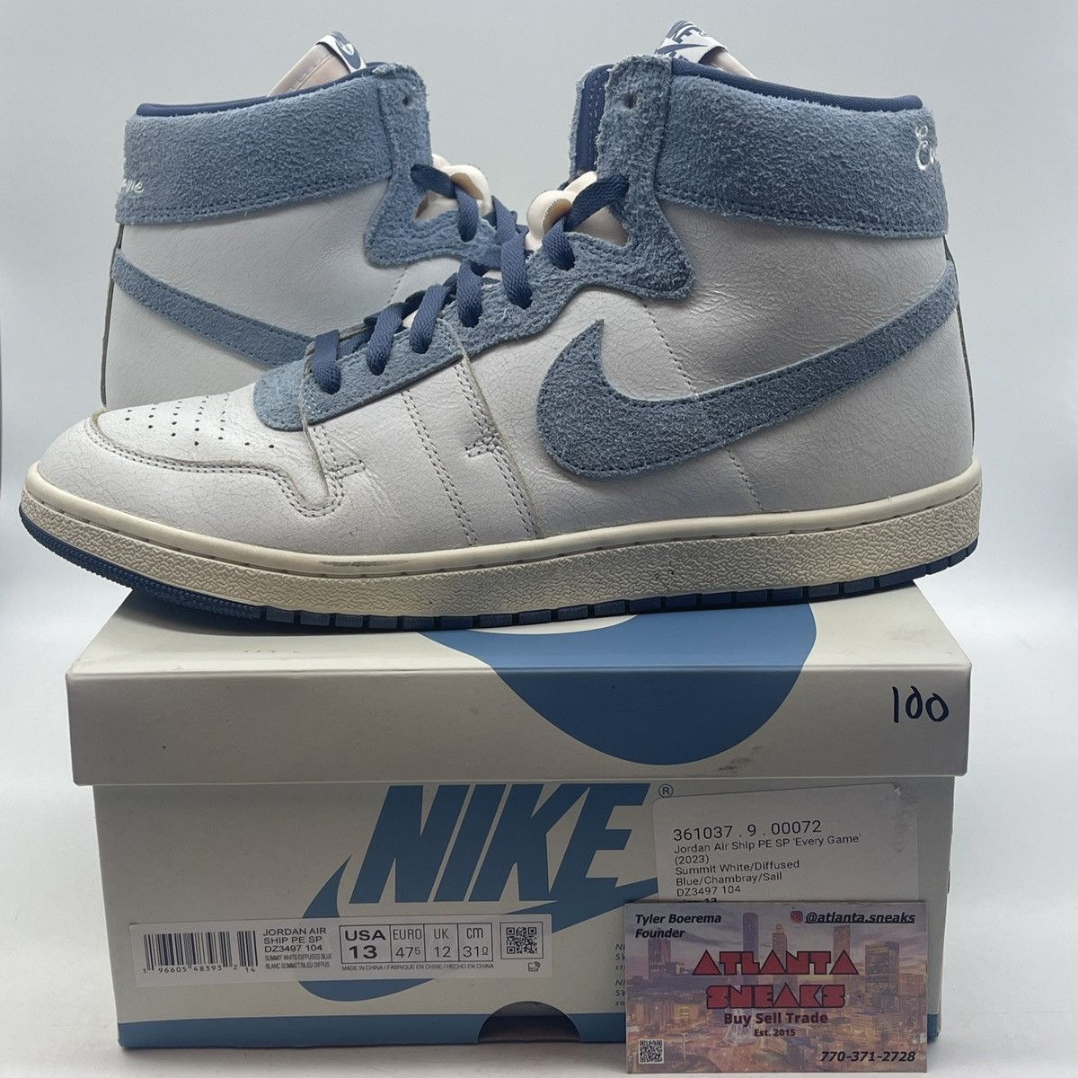 Jordan air ship every game
