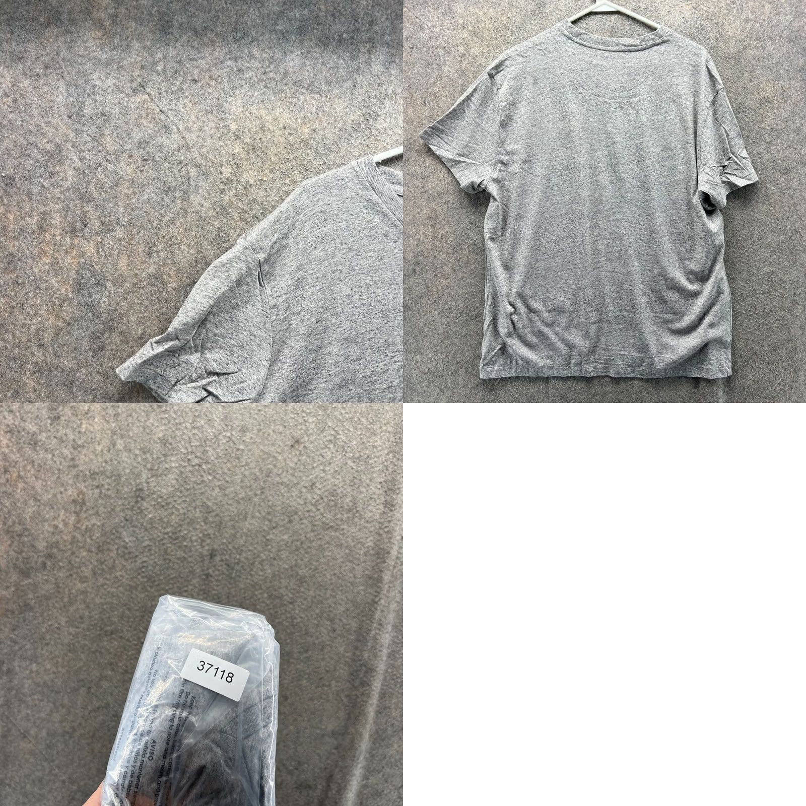 Polo Ralph Lauren Polo Ralph Lauren Shirt Mens Medium Gray V-Neck Polo Logo Short Sleeve Classic Fit T-Shirt Size US M / EU 48-50 / 2 - 8 Thumbnail