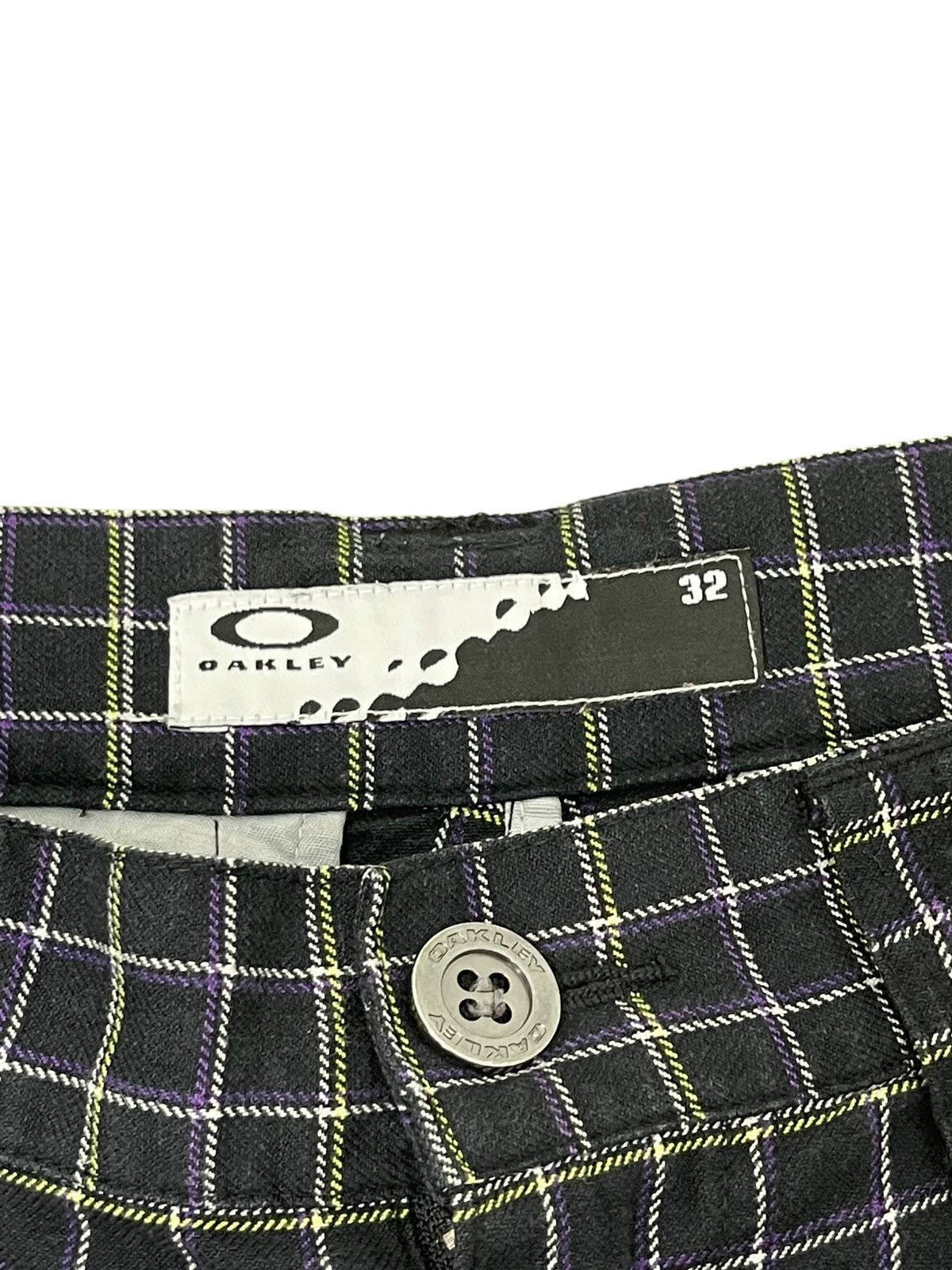 Le Grande Bleu (L.G.B.) Flare Pant Oakley Plaid Stretch Boot Cut 8🟦9 Size US 31 - 9 Thumbnail