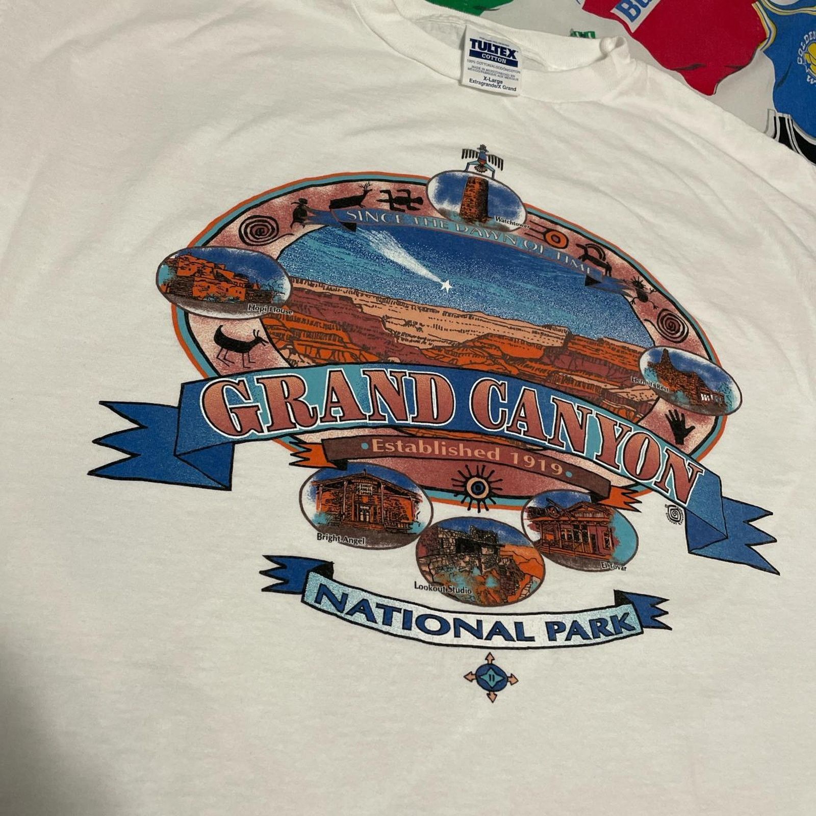 Vintage Vintage 90s Grand Canyon Destination Travel Nature Tee Size US XL / EU 56 / 4 - 3 Thumbnail