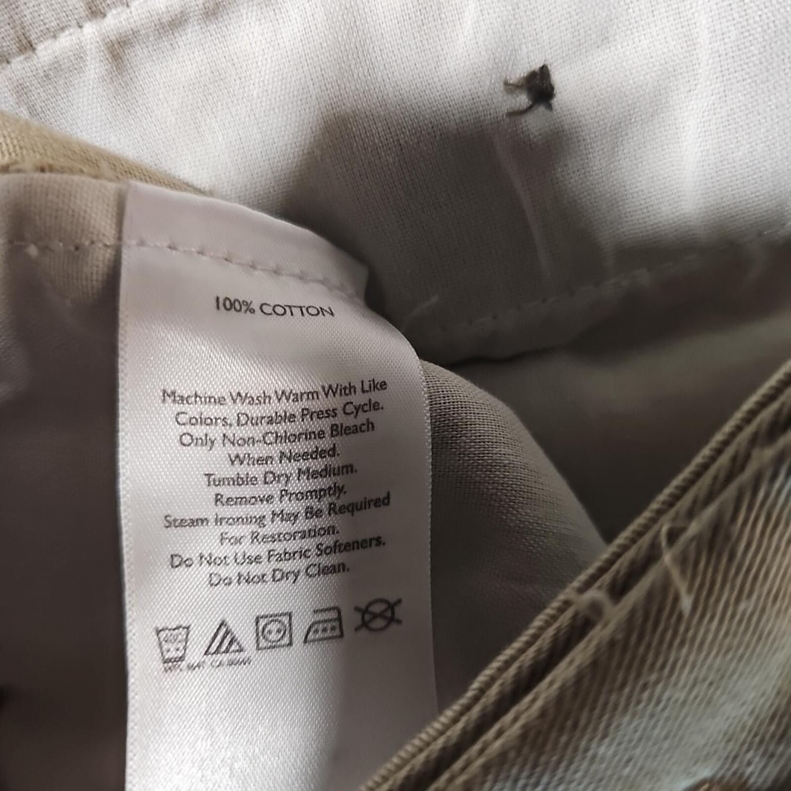 Eddie Bauer Eddie Bauer Wrinkle Free Relaxed Fit 34 Khakis Size US 34 / EU 50 - 4 Thumbnail
