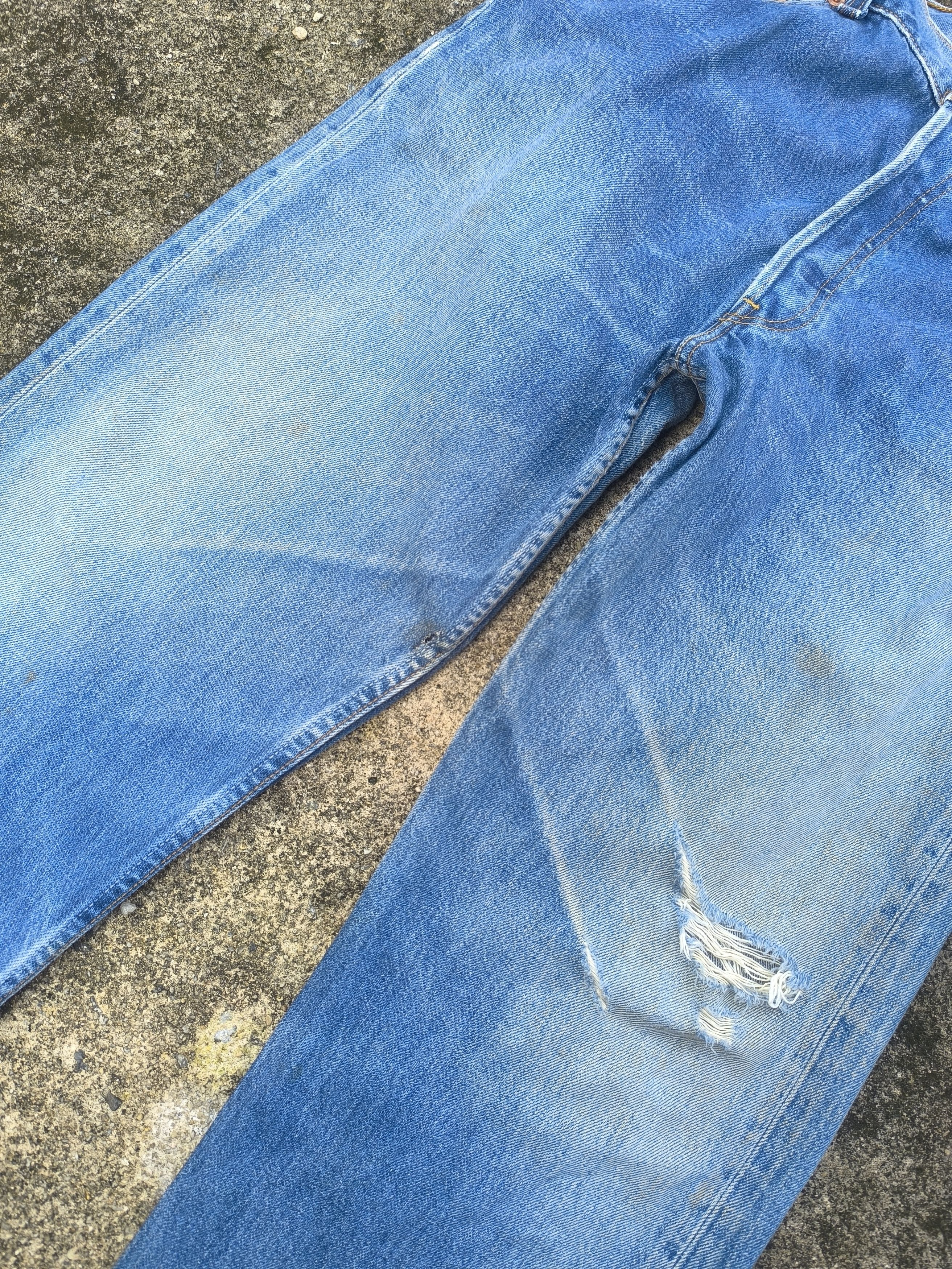 Levi's × Vintage 90s VINTAGE LEVIS 501 made in USA Size US 34 / EU 50 - 8 Thumbnail