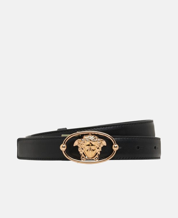Versace Leather belt Size 28 - 1 Thumbnail