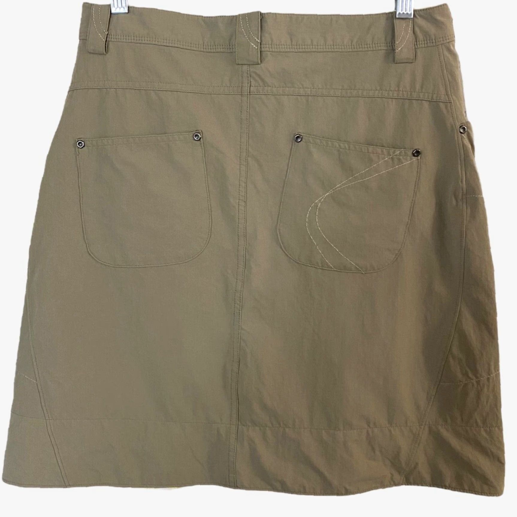 Mountain Hardwear MOUNTAIN HARDWEAR La Strada Travel Skirt Women's 6 Brown Stretch Outdoor Hiking Cargo All Seasons Size 28" / US 6 / IT 42 - 4 Thumbnail
