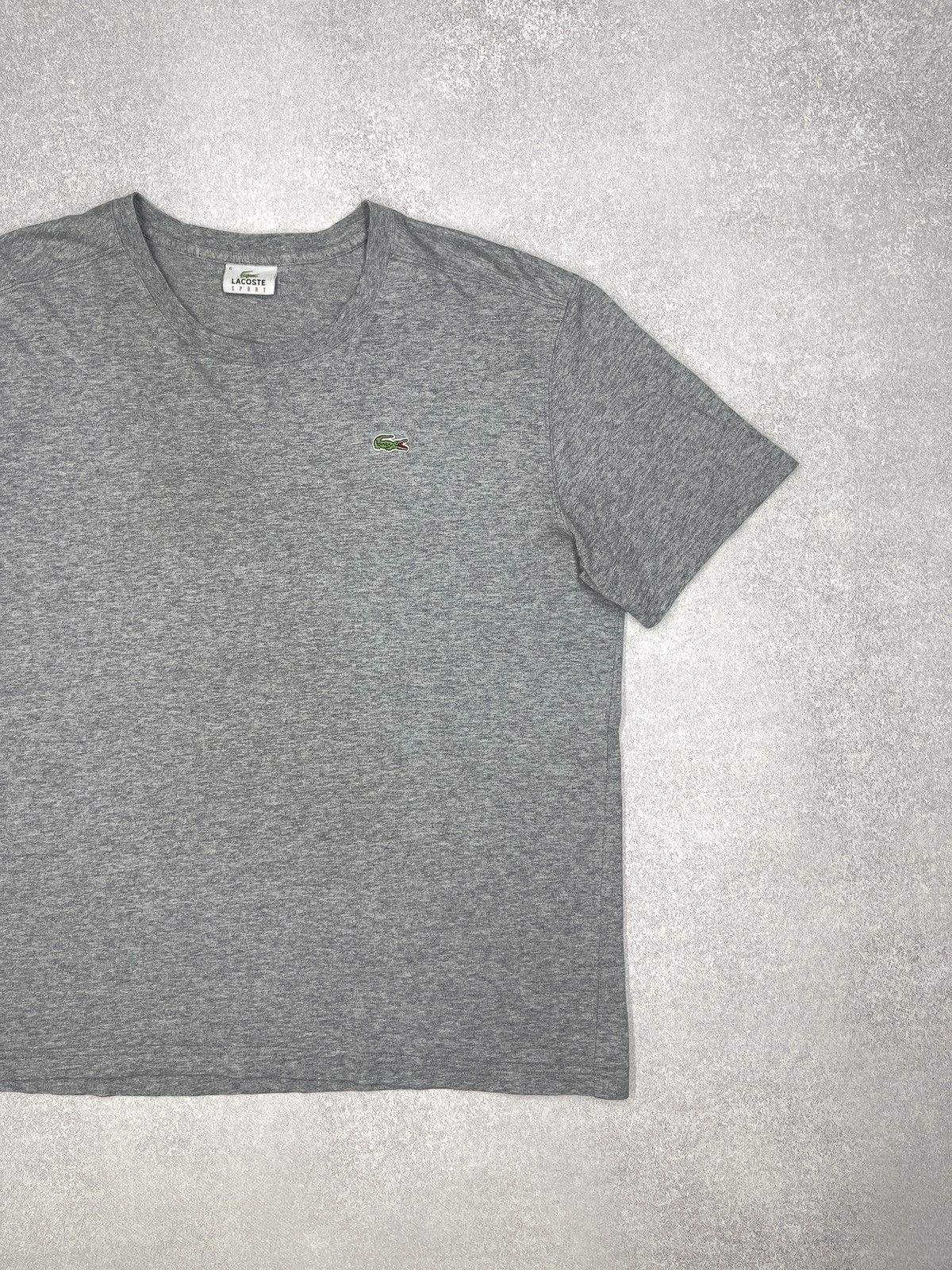 Lacoste Mens Lacoste Sport Basic T Shirt Grey Size L Size US L / EU 52-54 / 3 - 3 Thumbnail