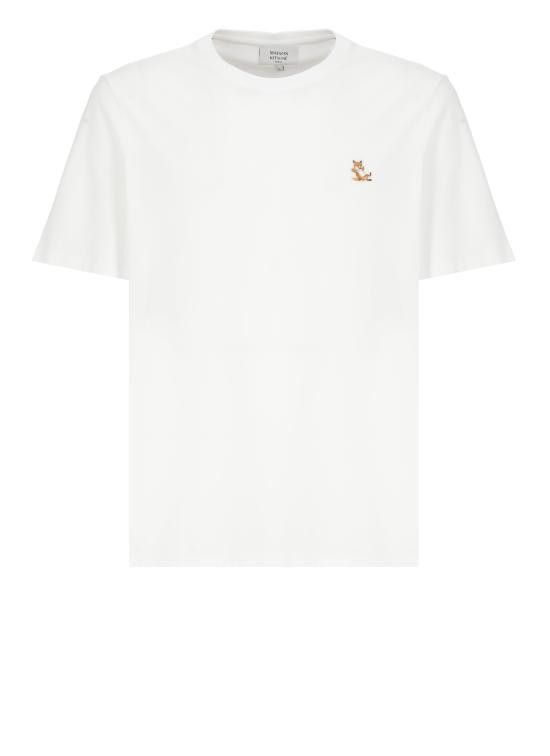 Maison Kitsune MAISON KITSUNE Men T-Shirts LM00110 KJ0008P100 White Size US L / EU 52-54 / 3 - 1 Thumbnail