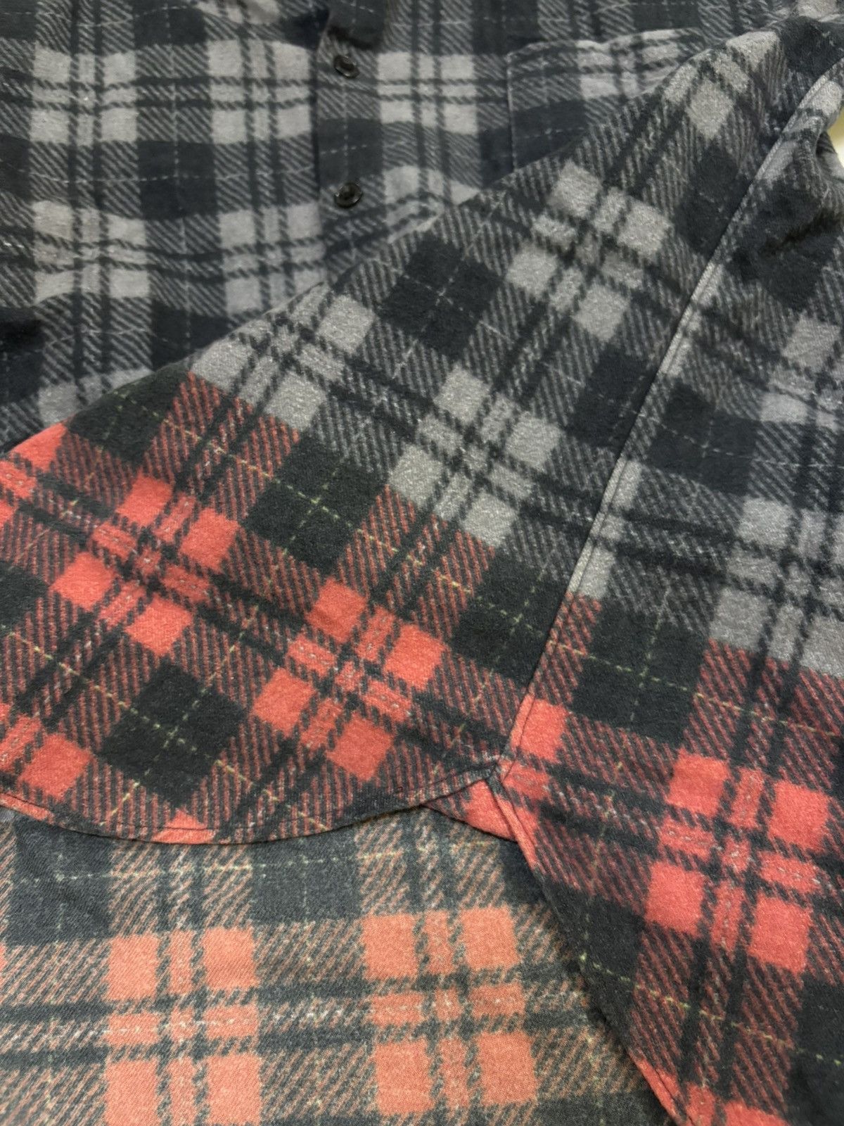 ANREALAGE Anrealage Check Flannel Shirt Size US S / EU 44-46 / 1 - 8 Thumbnail