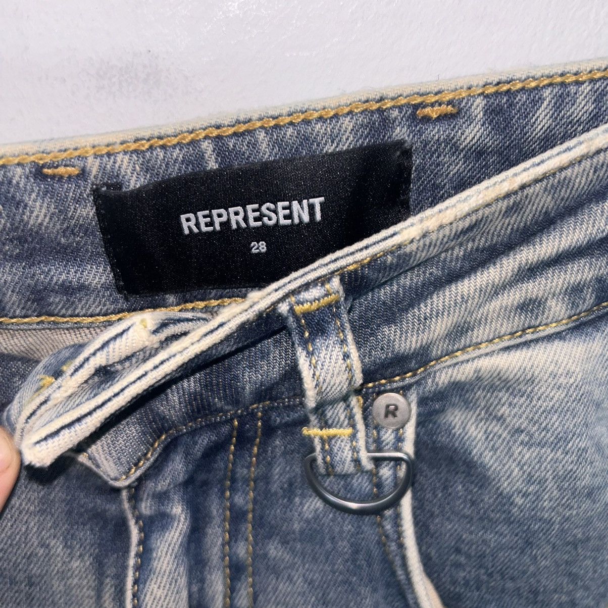 Represent Clo. Represent Baggy Front Stitch Jeans in Blue Stone wash 28 Size US 28 / EU 44 - 7 Thumbnail