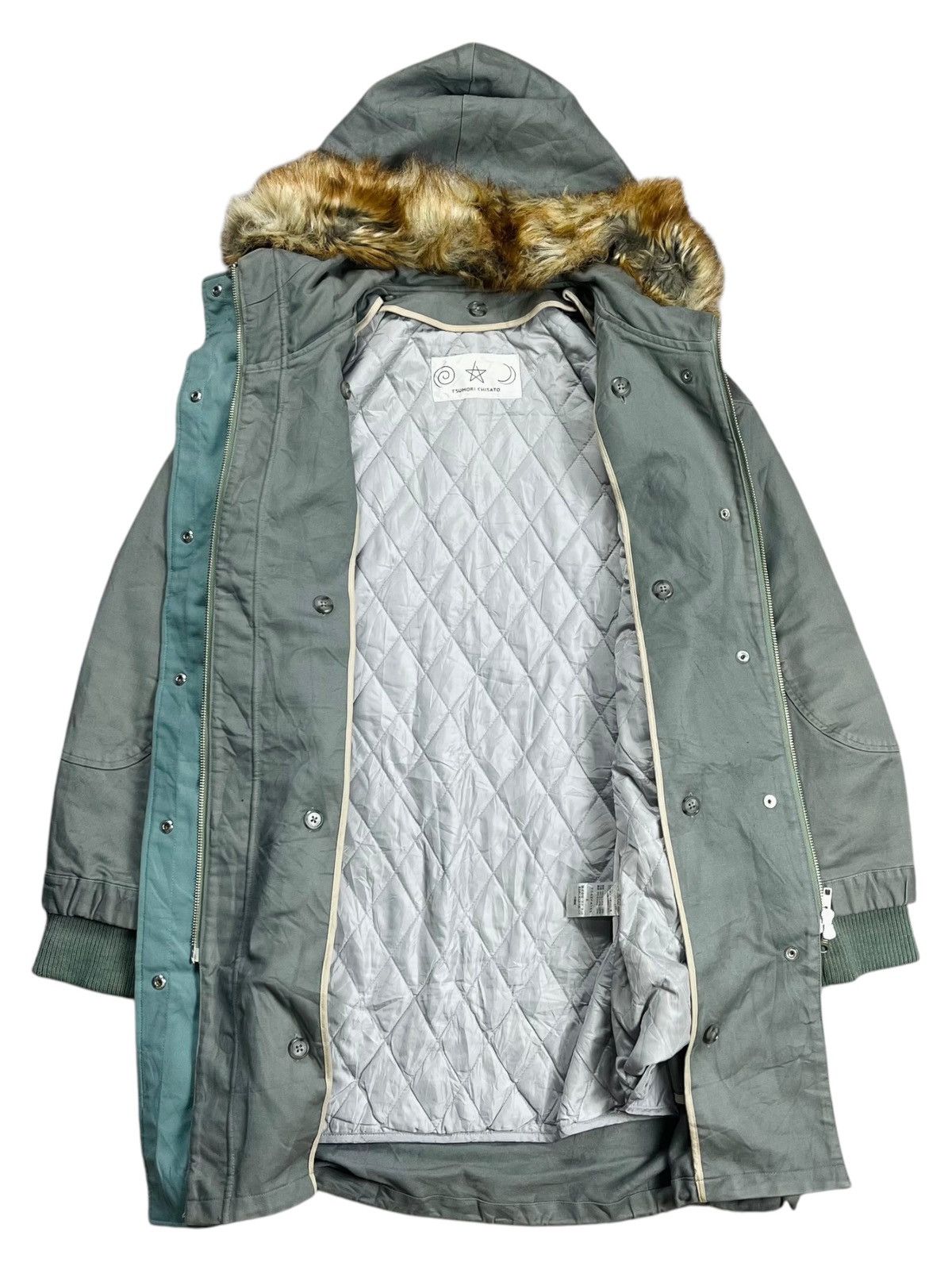 Issey Miyake 2006 Tsumori Chisato - Fur Hoodie Rib Pocket Jacket Size US M / EU 48-50 / 2 - 3 Thumbnail