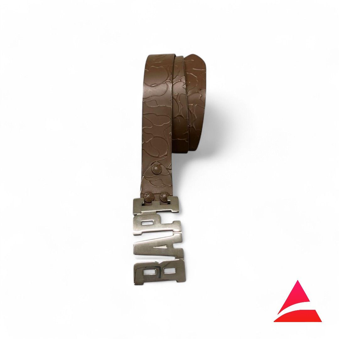 Bape A Bathing Ape (BAPE) - L Embossed Snake Buckle Belt Size ONE SIZE - 1 Thumbnail