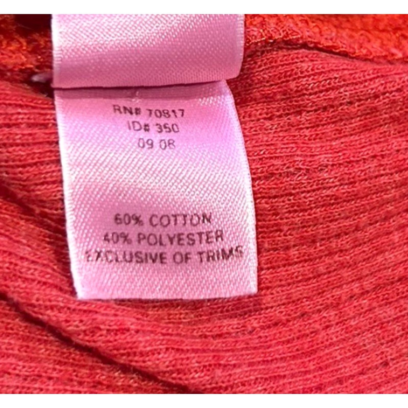 Pinko PINK Victoria Secret Y2K Hooded Long Sleeve Size Large Shirt Womens L Pink Hooded Size L / US 10 / IT 46 - 6 Thumbnail
