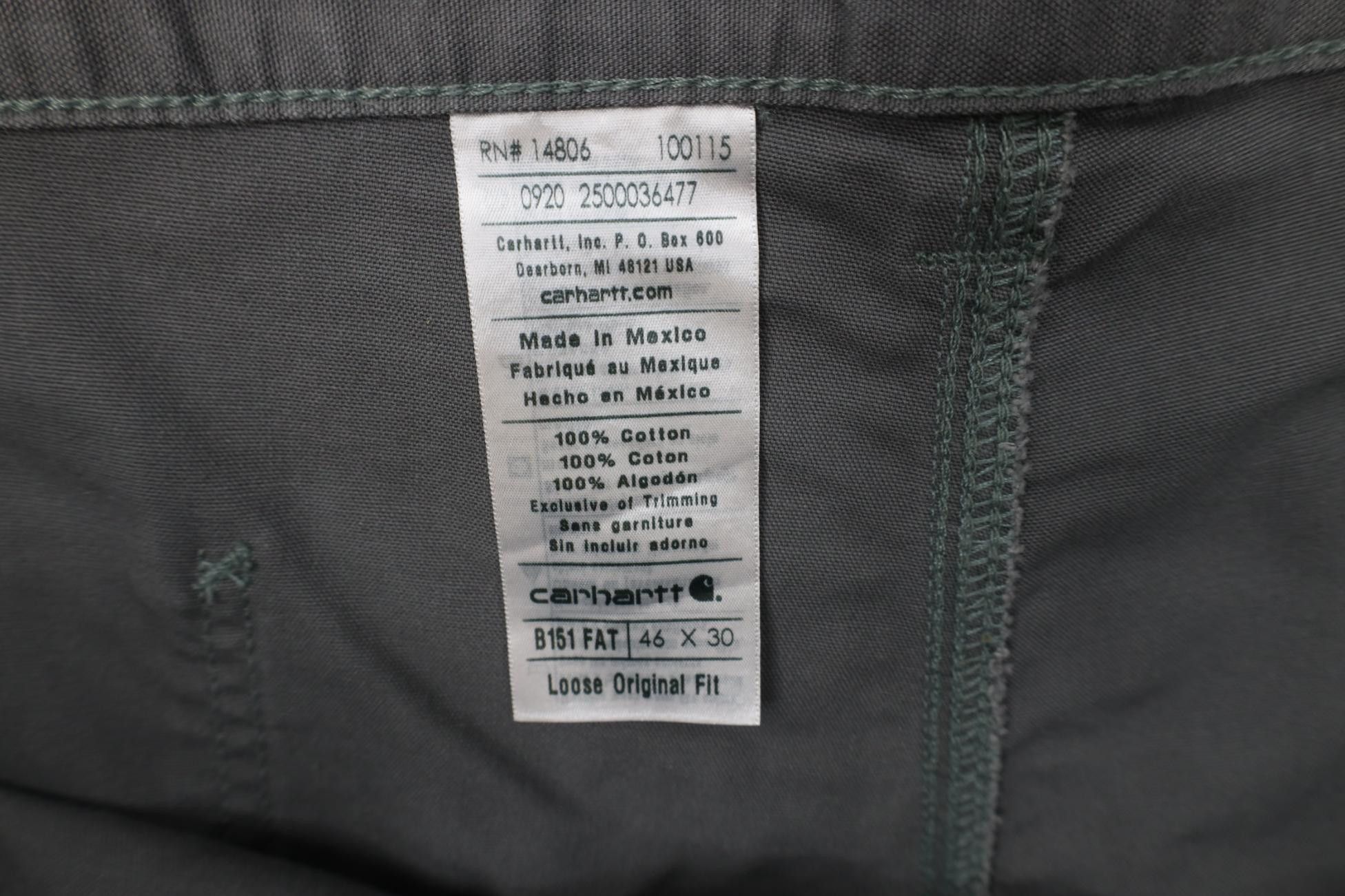 Carhartt Vintage Y2K Carhartt Loose Fit Wide Leg Dungaree Pants Size US 44 / EU 60 - 7 Thumbnail