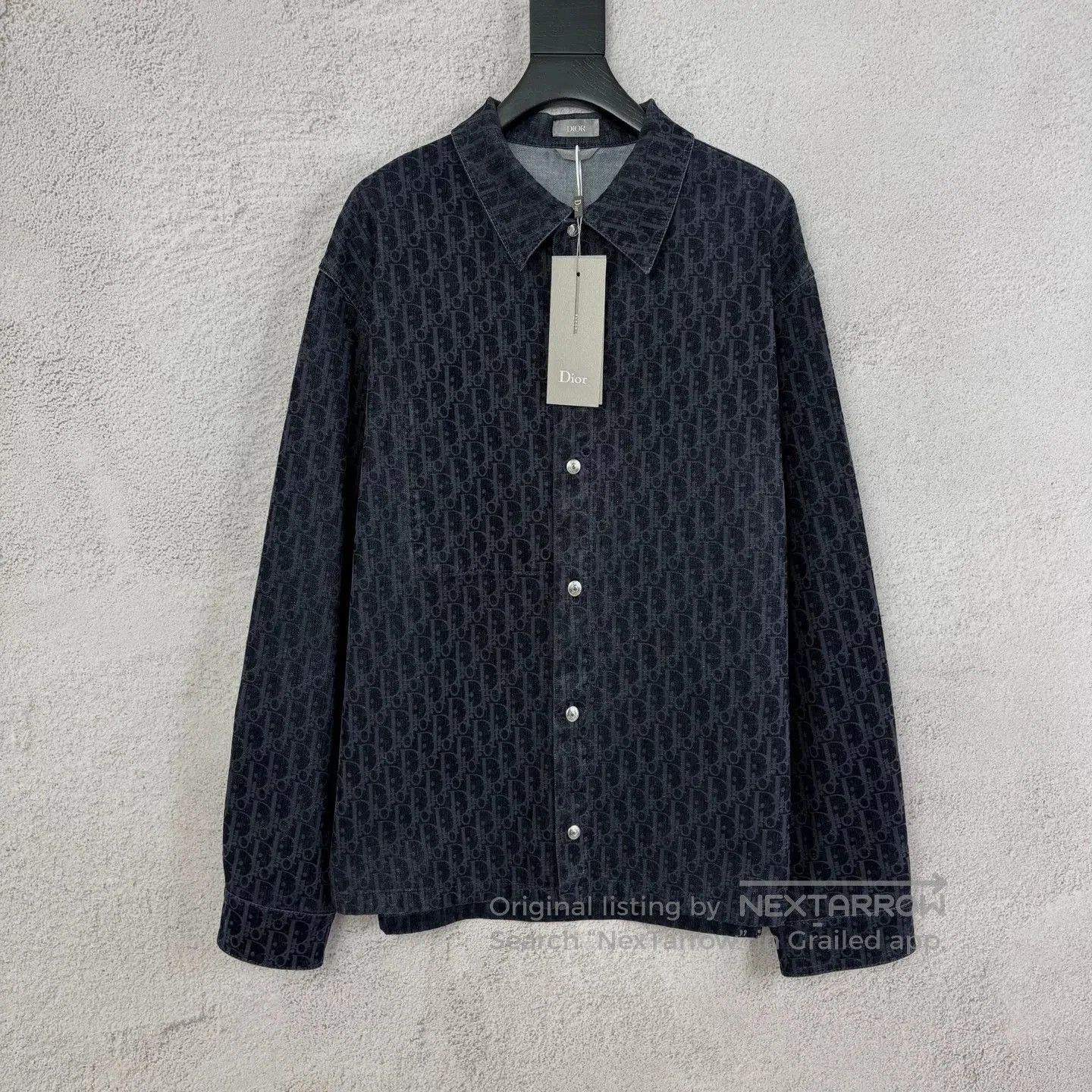 Dior Dior Monogram Flocked Shirt Jacket. Size US M / EU 48-50 / 2 - 1 Thumbnail