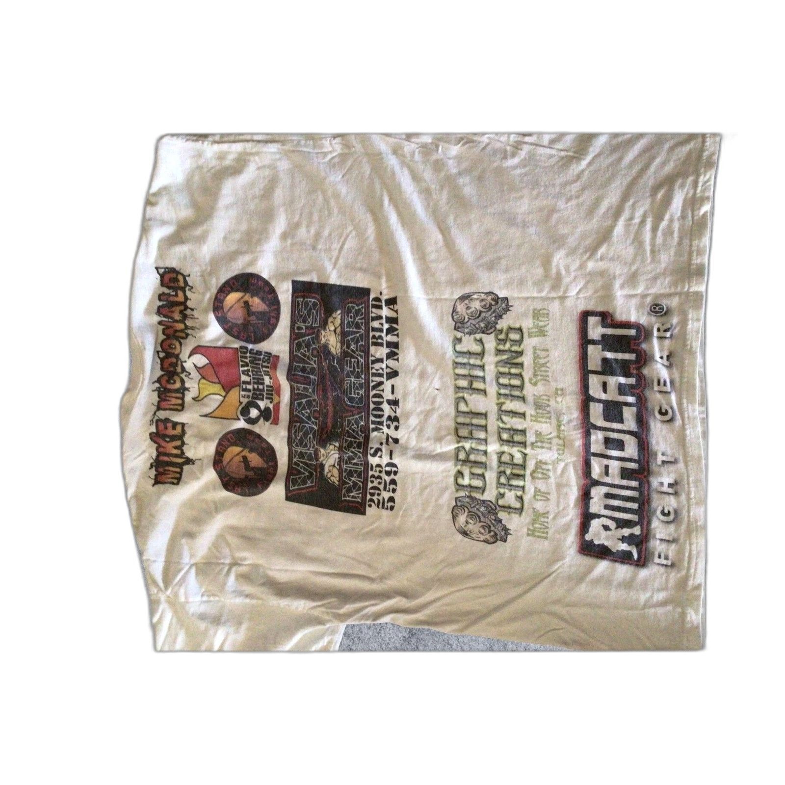 Vintage Madcat MMA UFC Fight Gear Shirt 3XL White AOP Size US XXL / EU 58 / 5 - 4 Thumbnail