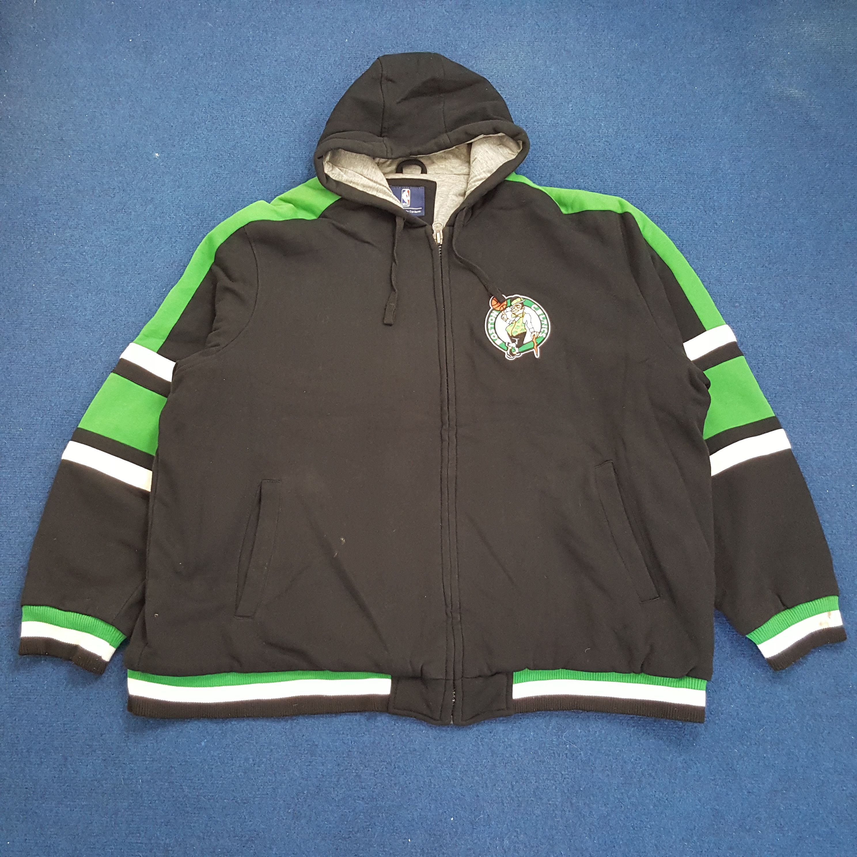 NBA × Vintage Vintage NBA Boston Celtics Basketball Team Zipper Hoodies Size US XXL / EU 58 / 5 - 3 Thumbnail