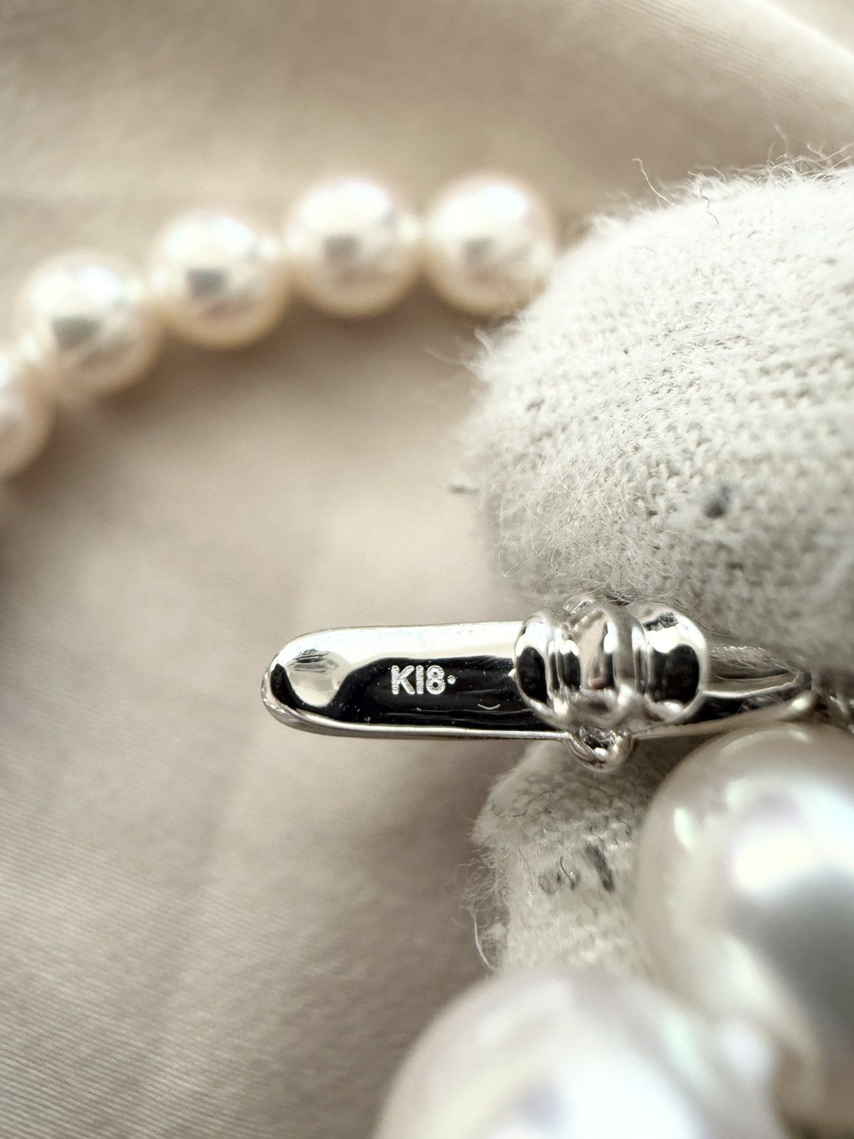 Chrome Hearts RARE! Chrome Hearts Mikimoto White Pearl Bracelet Size ONE SIZE - 12 Thumbnail