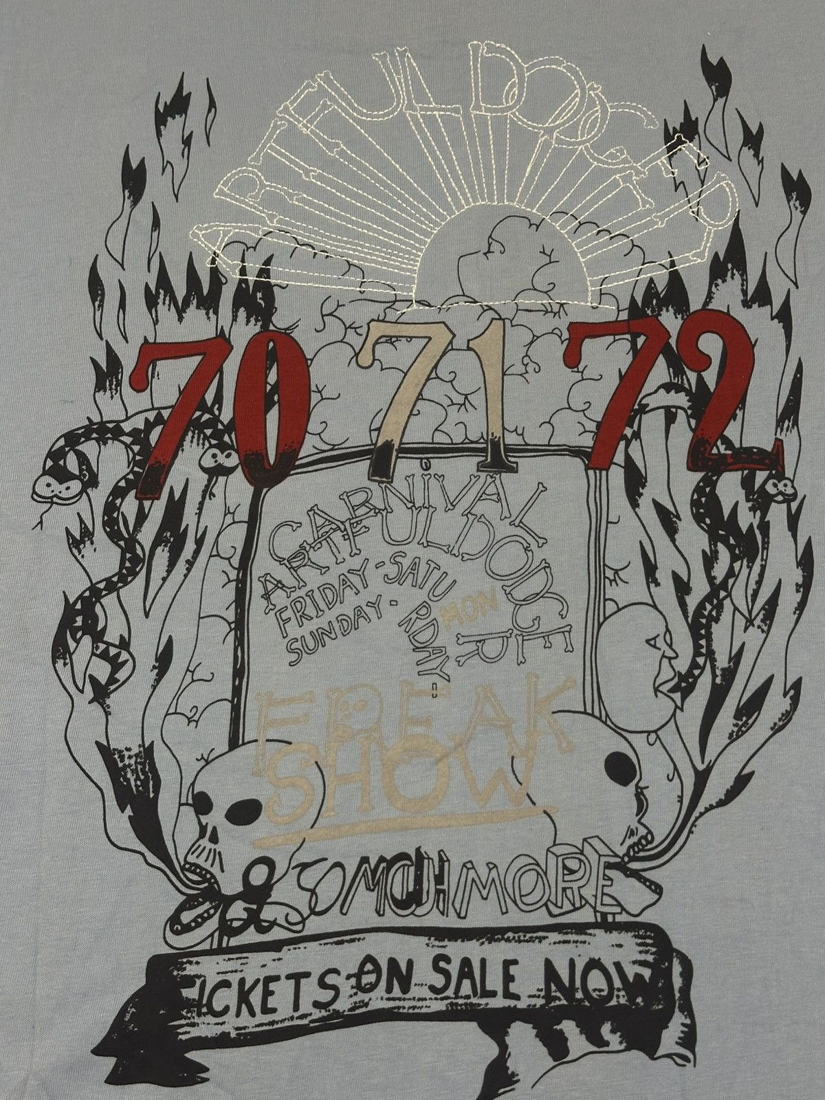 Artful Dodger Artful Dodger Carnival Print/Stitched Y2K L/S Tshirt 5XL Size US XXL / EU 58 / 5 - 4 Thumbnail